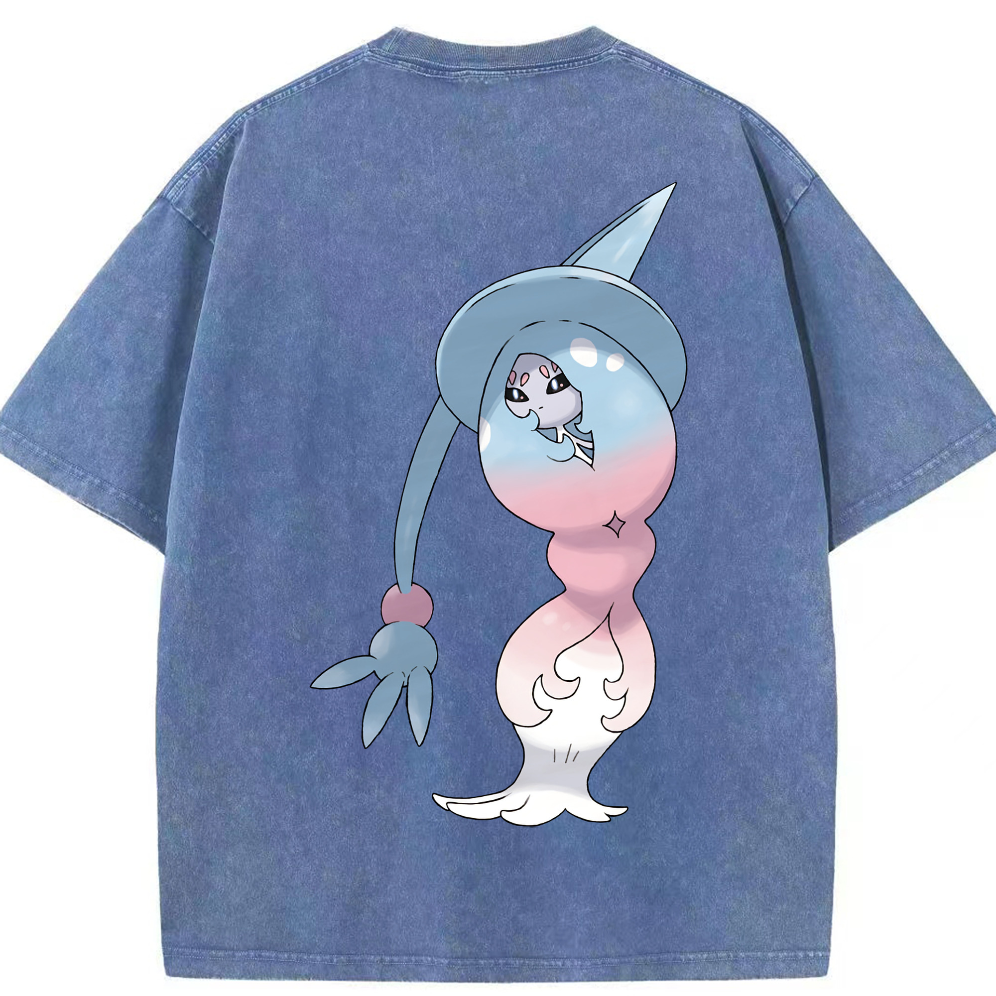（画像用） ポケットモンスター Pokémon 綿100% ヴィンテージ風 半袖Tシャツ（背面プリント）