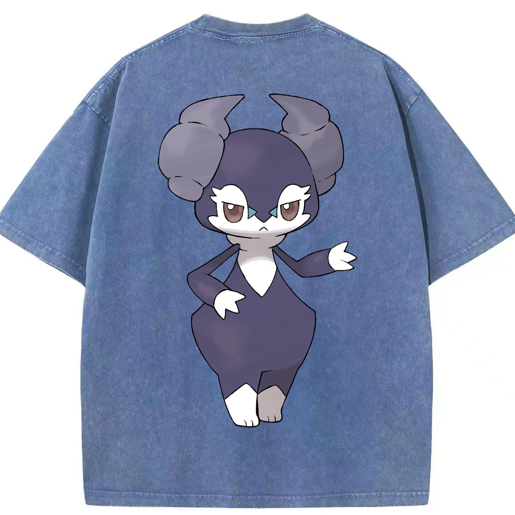 （画像用） ポケットモンスター Pokémon 綿100% ヴィンテージ風 半袖Tシャツ（背面プリント）