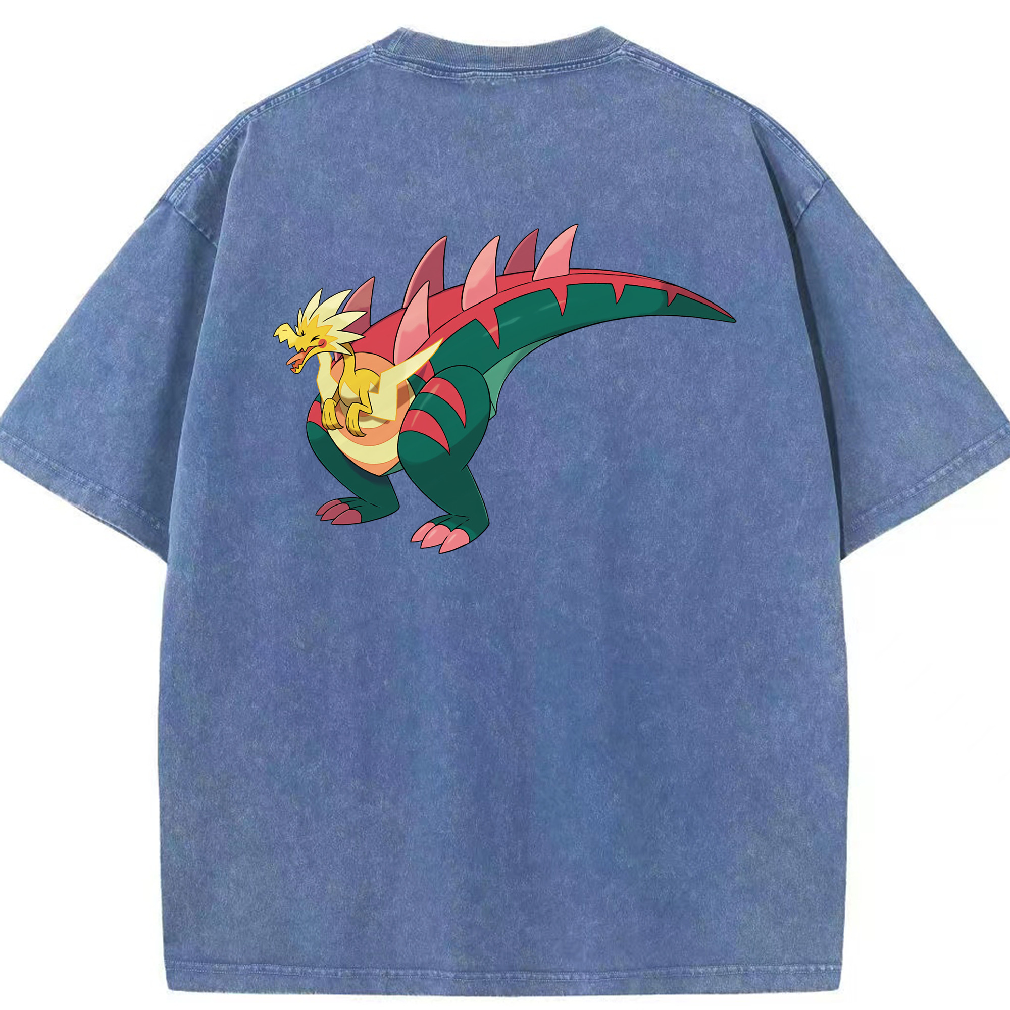 （画像用） ポケットモンスター Pokémon 綿100% ヴィンテージ風 半袖Tシャツ（背面プリント）