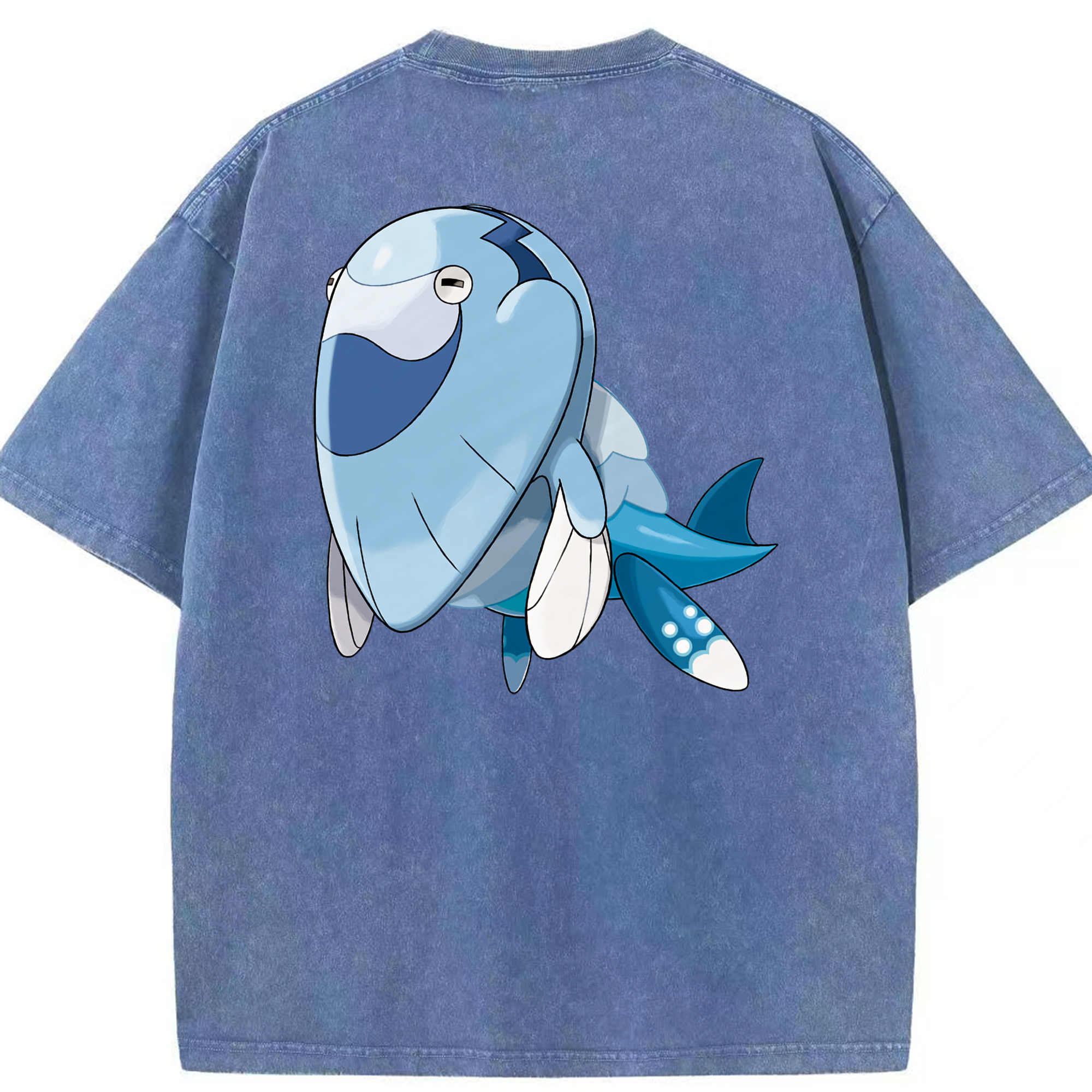 （画像用） ポケットモンスター Pokémon 綿100% ヴィンテージ風 半袖Tシャツ（背面プリント）
