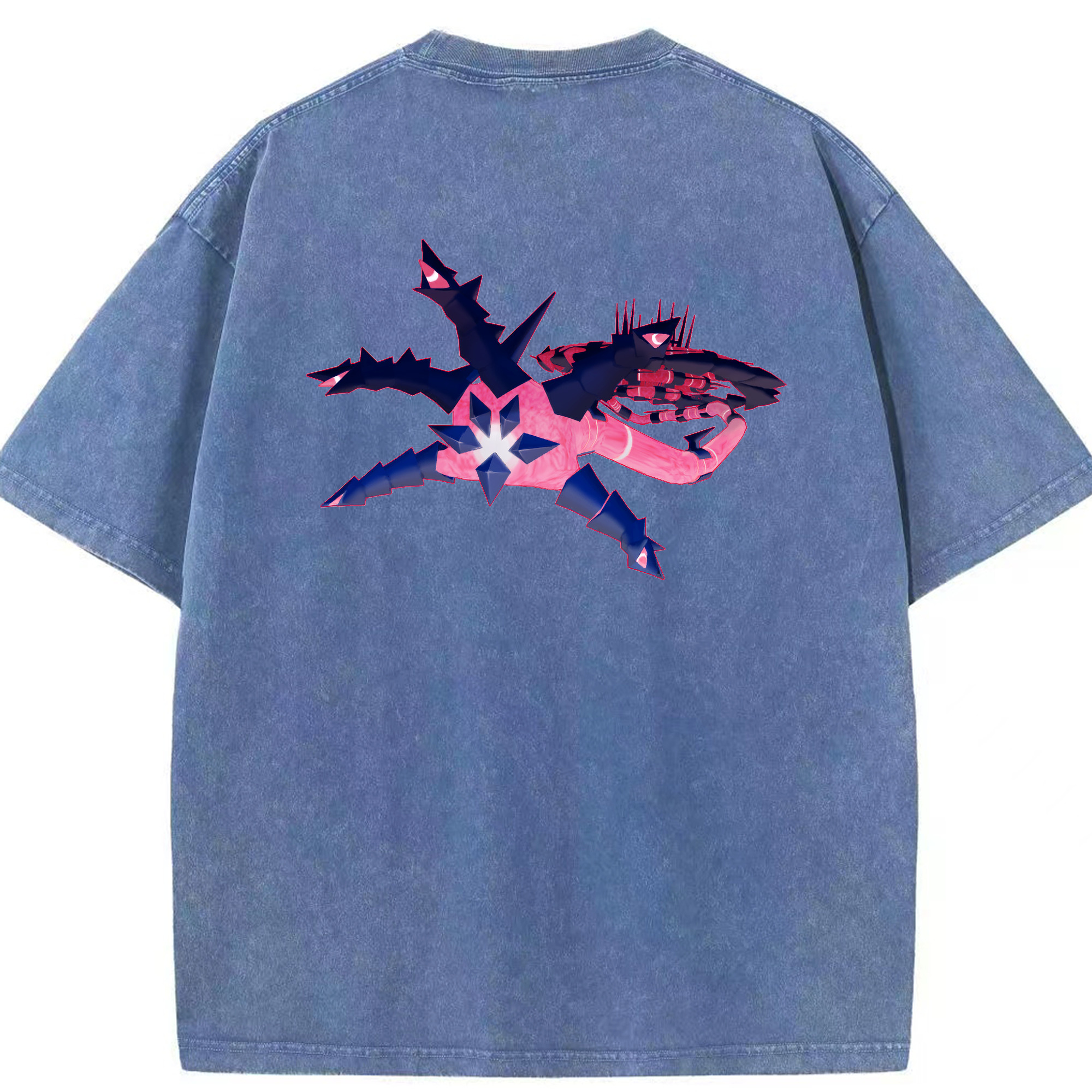 （画像用） ポケットモンスター Pokémon 綿100% ヴィンテージ風 半袖Tシャツ（背面プリント）