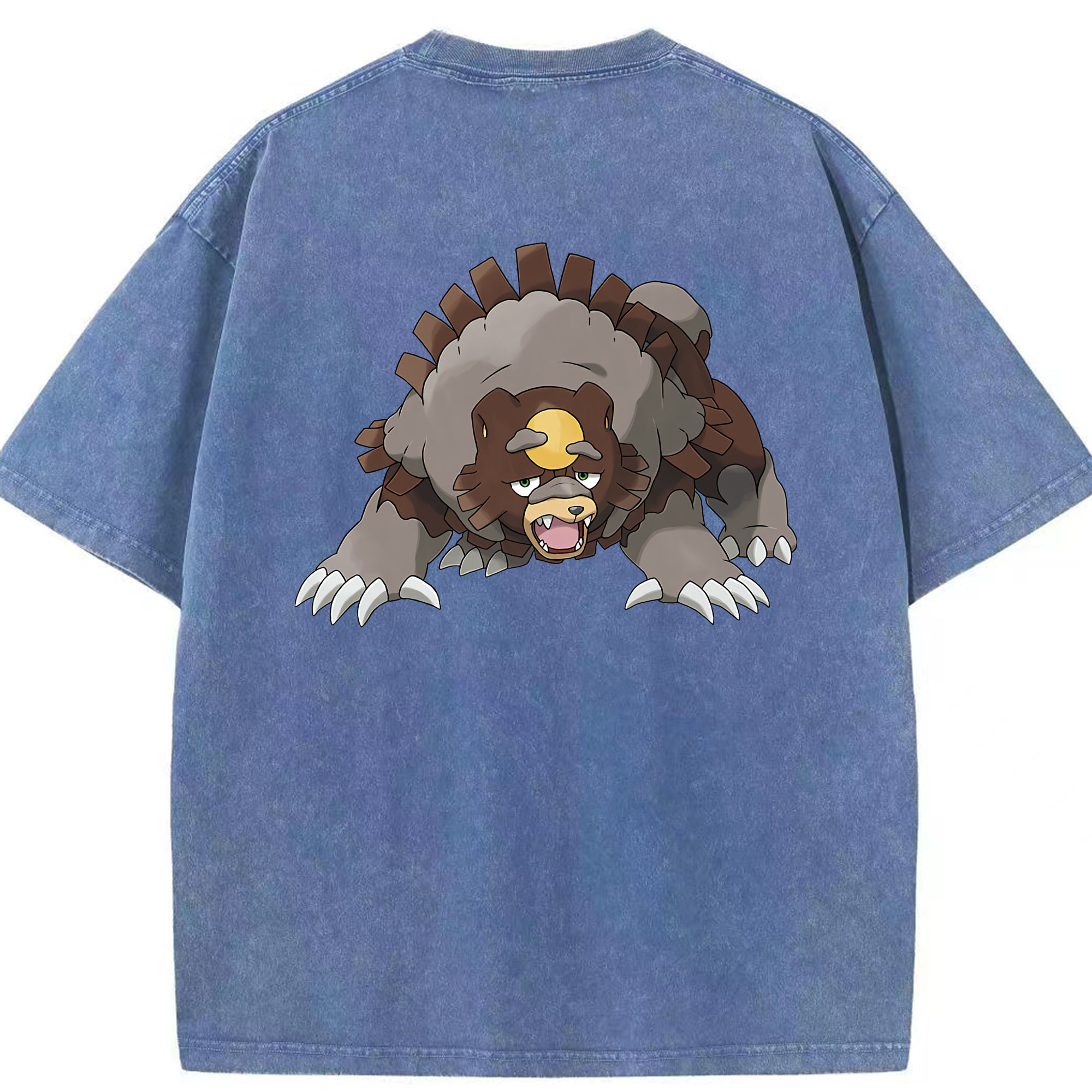 （画像用） ポケットモンスター Pokémon 綿100% ヴィンテージ風 半袖Tシャツ（背面プリント）
