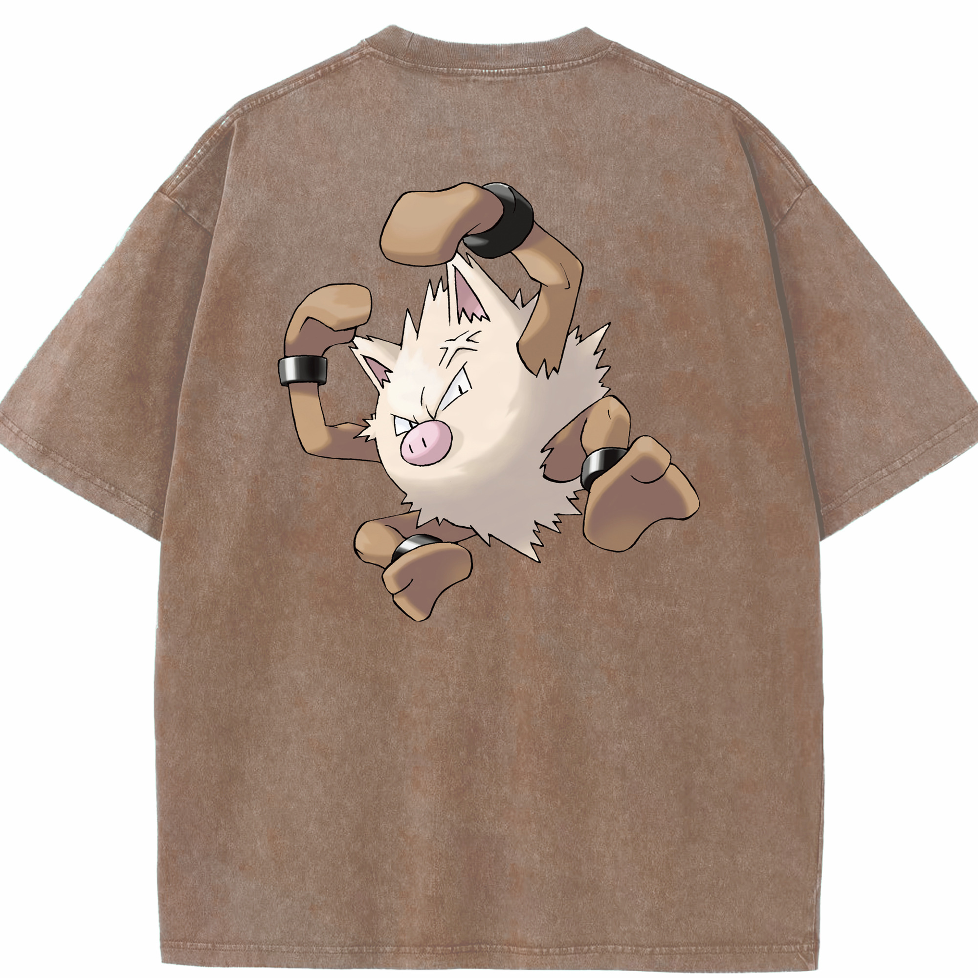 （画像用） ポケットモンスター Pokémon 綿100% ヴィンテージ風 半袖Tシャツ（背面プリント）