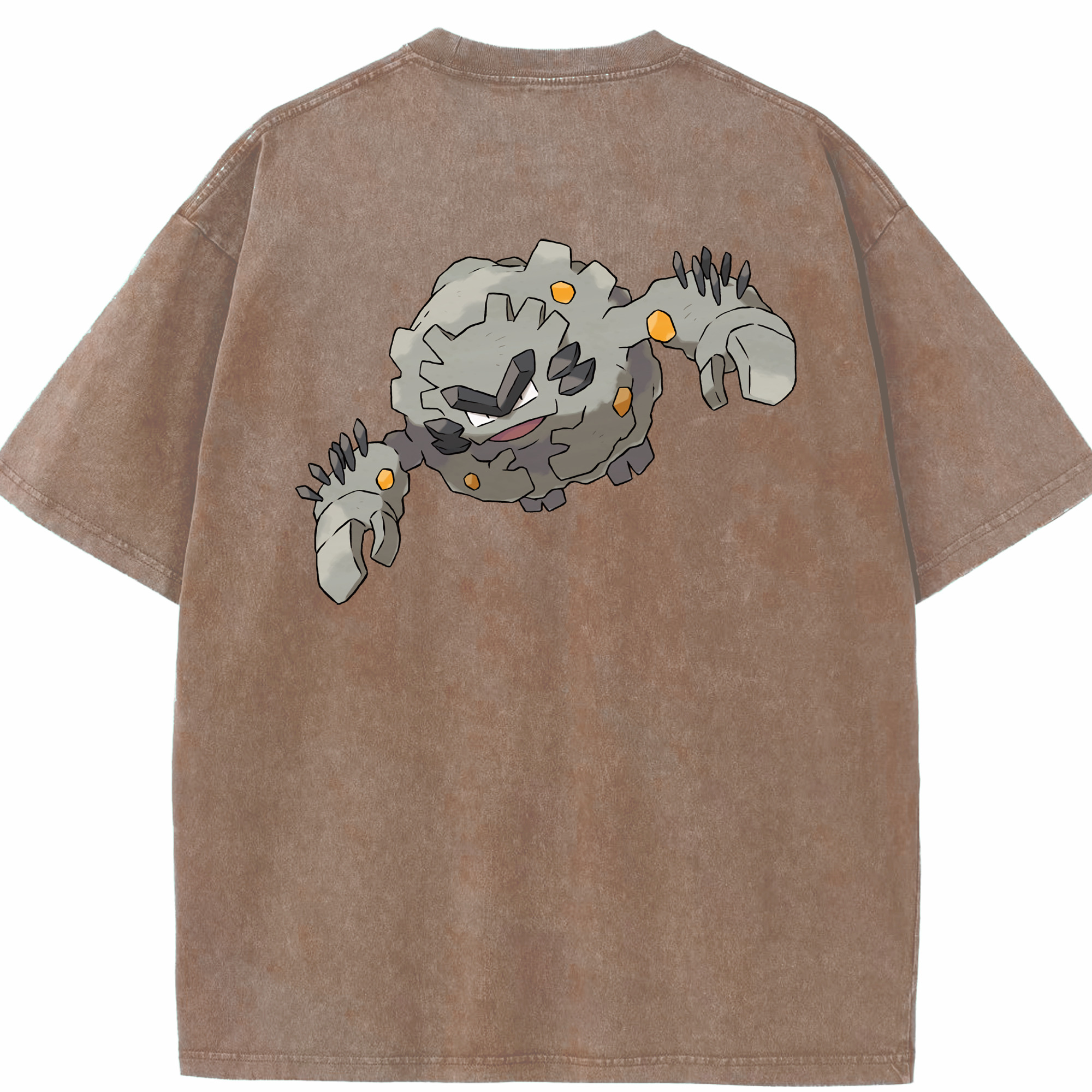 （画像用） ポケットモンスター Pokémon 綿100% ヴィンテージ風 半袖Tシャツ（背面プリント）