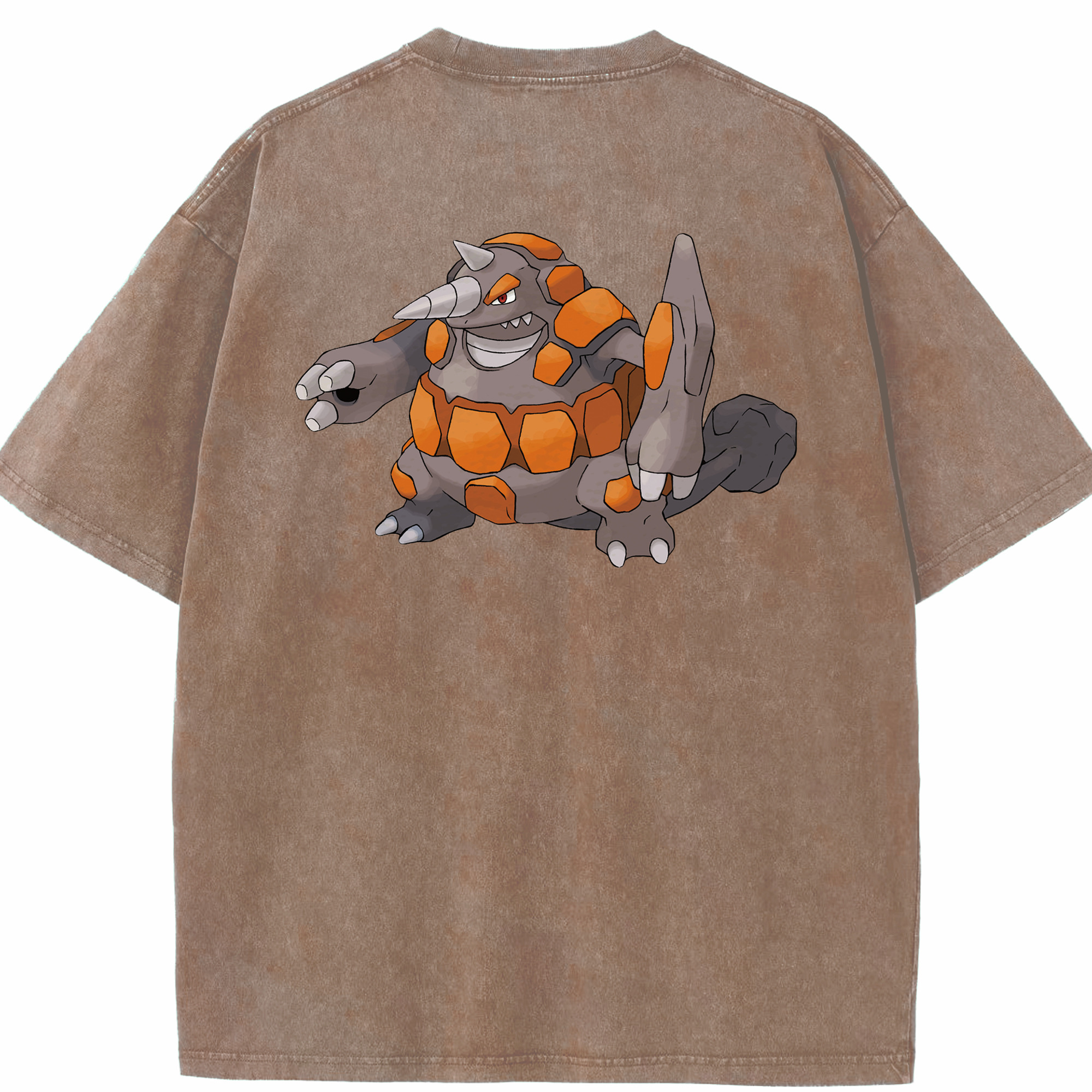 （画像用） ポケットモンスター Pokémon 綿100% ヴィンテージ風 半袖Tシャツ（背面プリント）