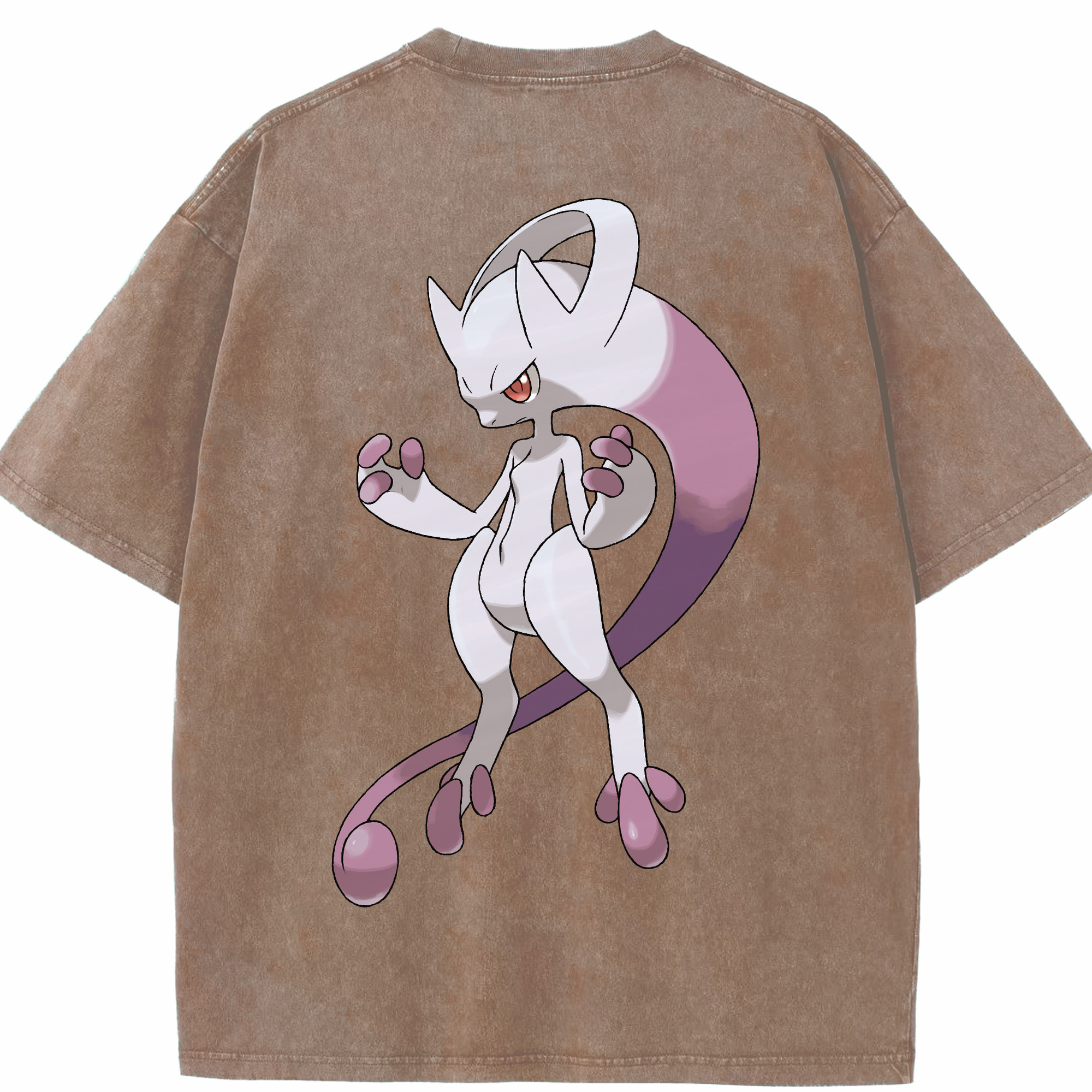 （画像用） ポケットモンスター Pokémon 綿100% ヴィンテージ風 半袖Tシャツ（背面プリント）