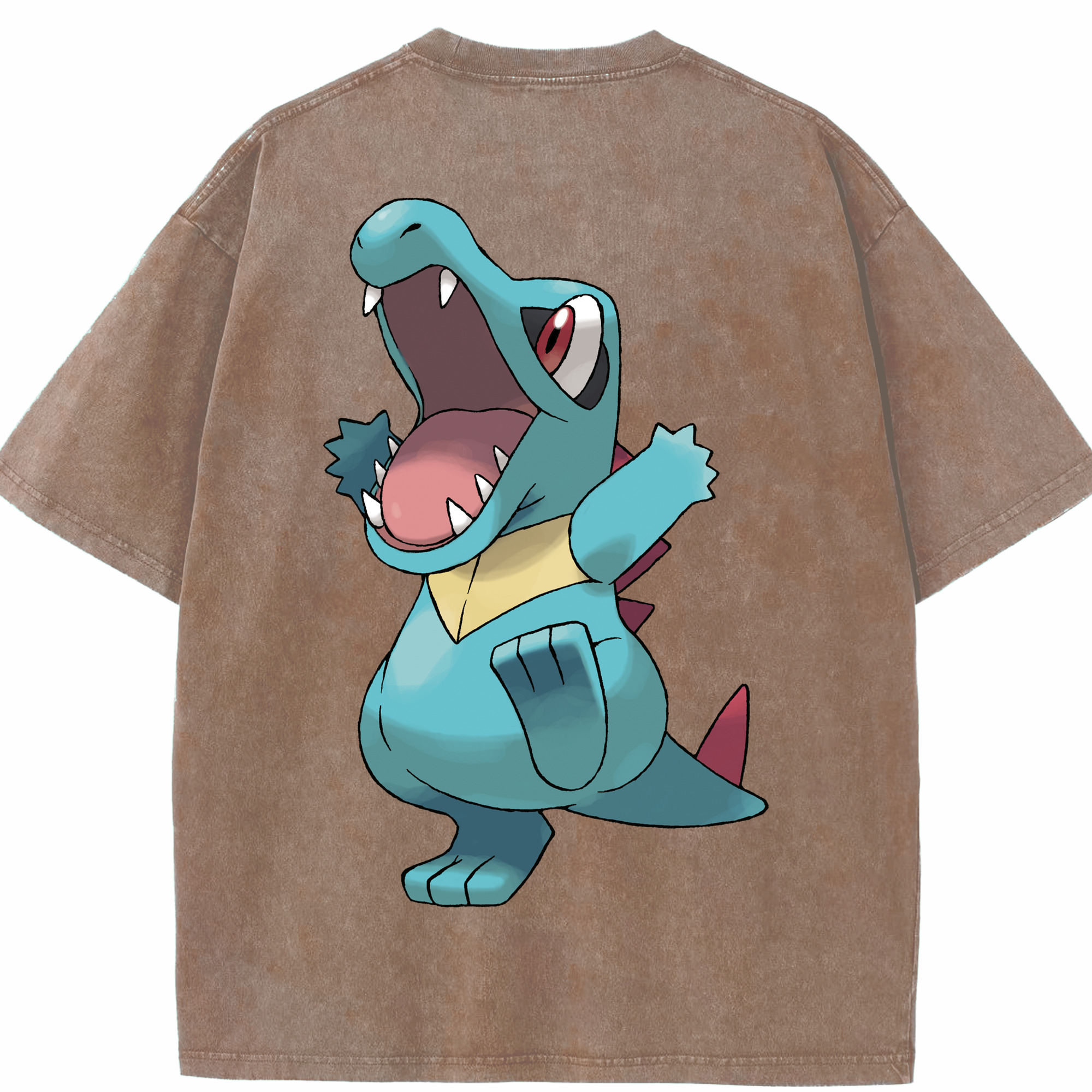 （画像用） ポケットモンスター Pokémon 綿100% ヴィンテージ風 半袖Tシャツ（背面プリント）