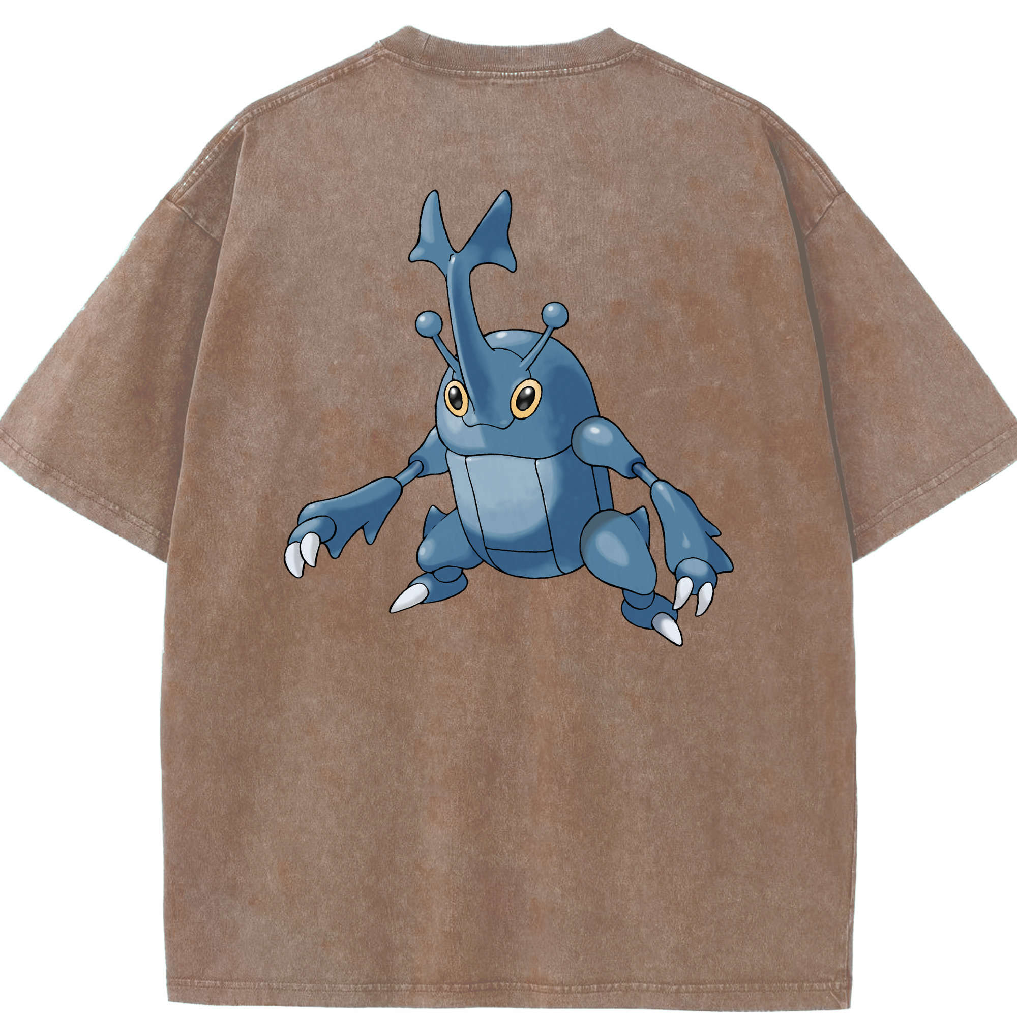 （画像用） ポケットモンスター Pokémon 綿100% ヴィンテージ風 半袖Tシャツ（背面プリント）