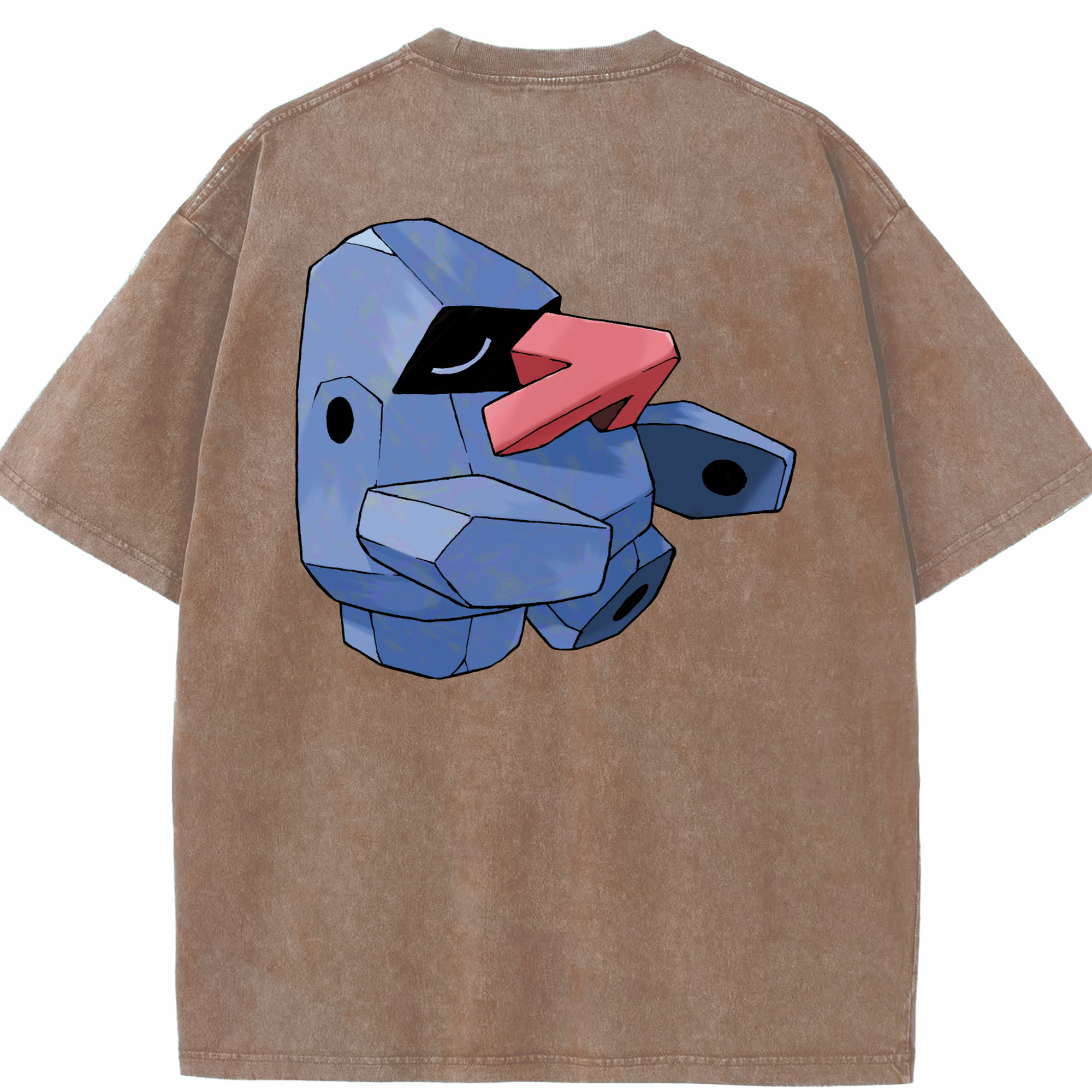 （画像用） ポケットモンスター Pokémon 綿100% ヴィンテージ風 半袖Tシャツ（背面プリント）