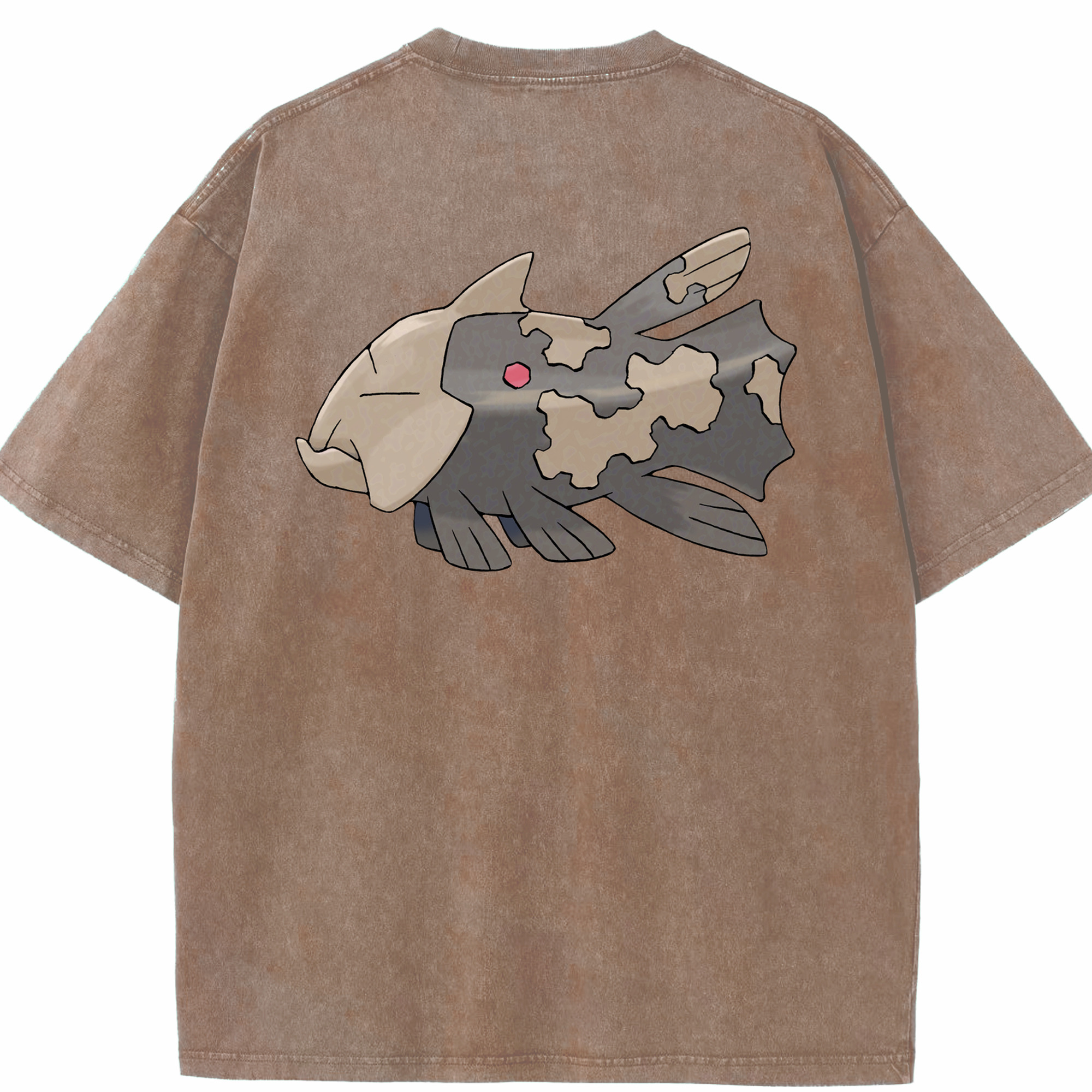 （画像用） ポケットモンスター Pokémon 綿100% ヴィンテージ風 半袖Tシャツ（背面プリント）