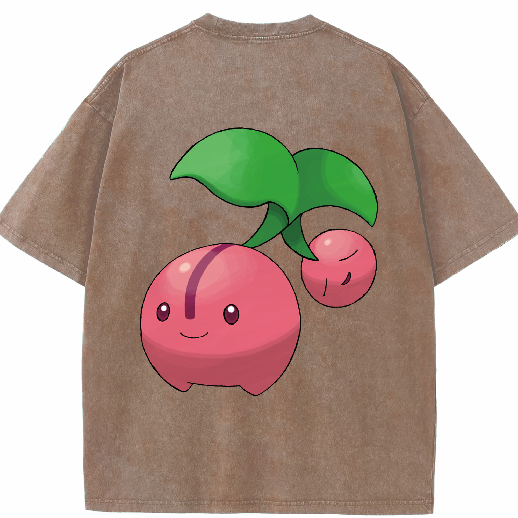 （画像用） ポケットモンスター Pokémon 綿100% ヴィンテージ風 半袖Tシャツ（背面プリント）