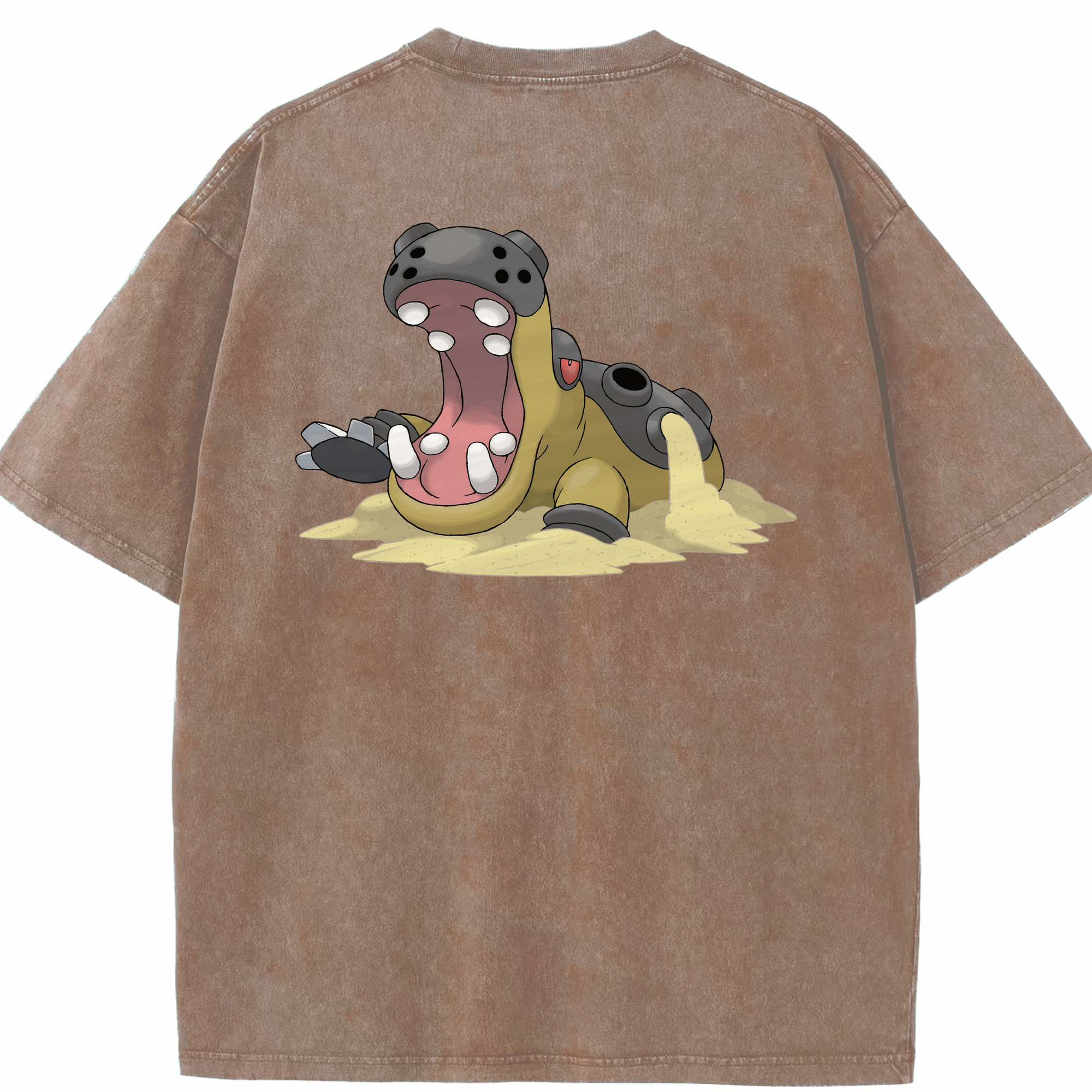 （画像用） ポケットモンスター Pokémon 綿100% ヴィンテージ風 半袖Tシャツ（背面プリント）