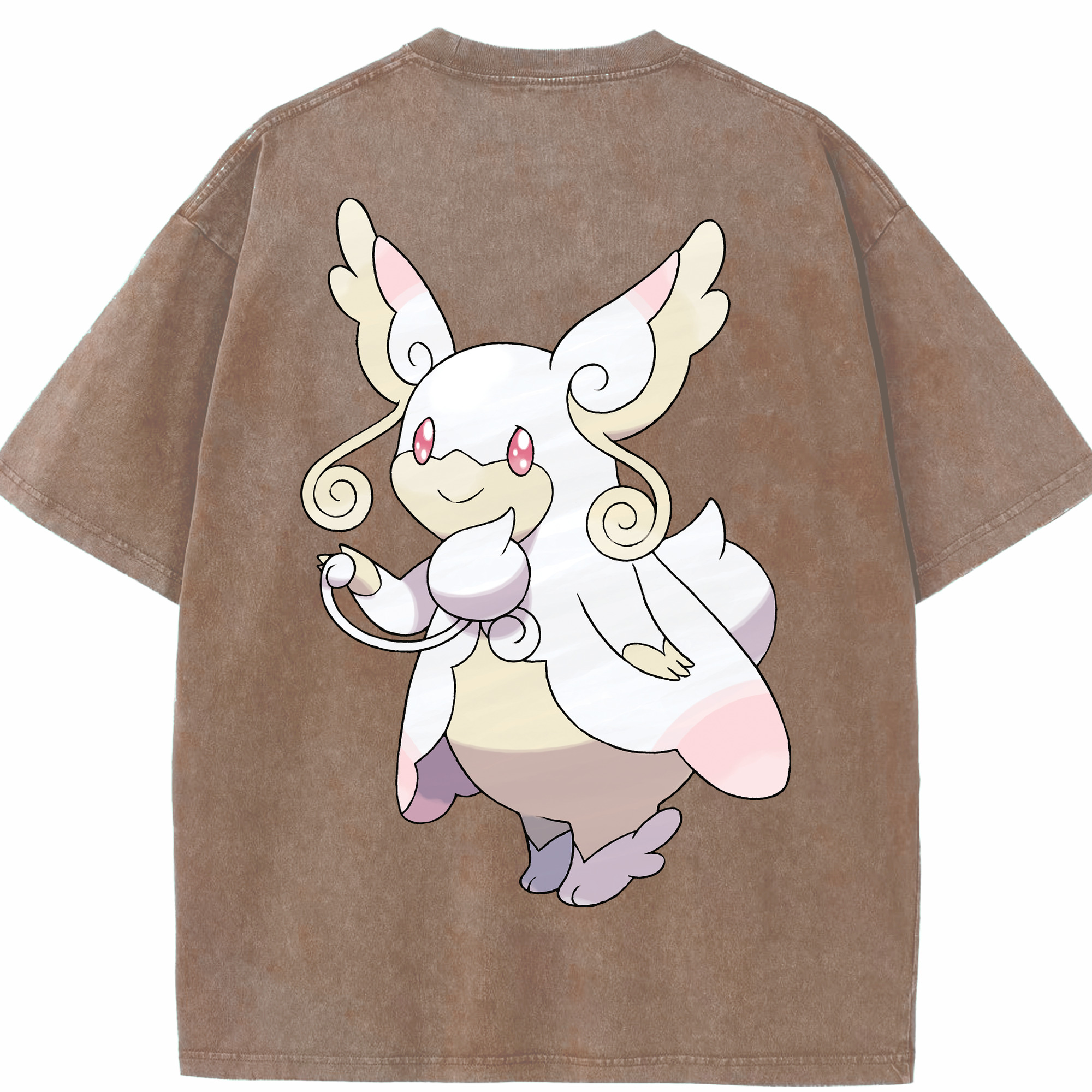 （画像用） ポケットモンスター Pokémon 綿100% ヴィンテージ風 半袖Tシャツ（背面プリント）