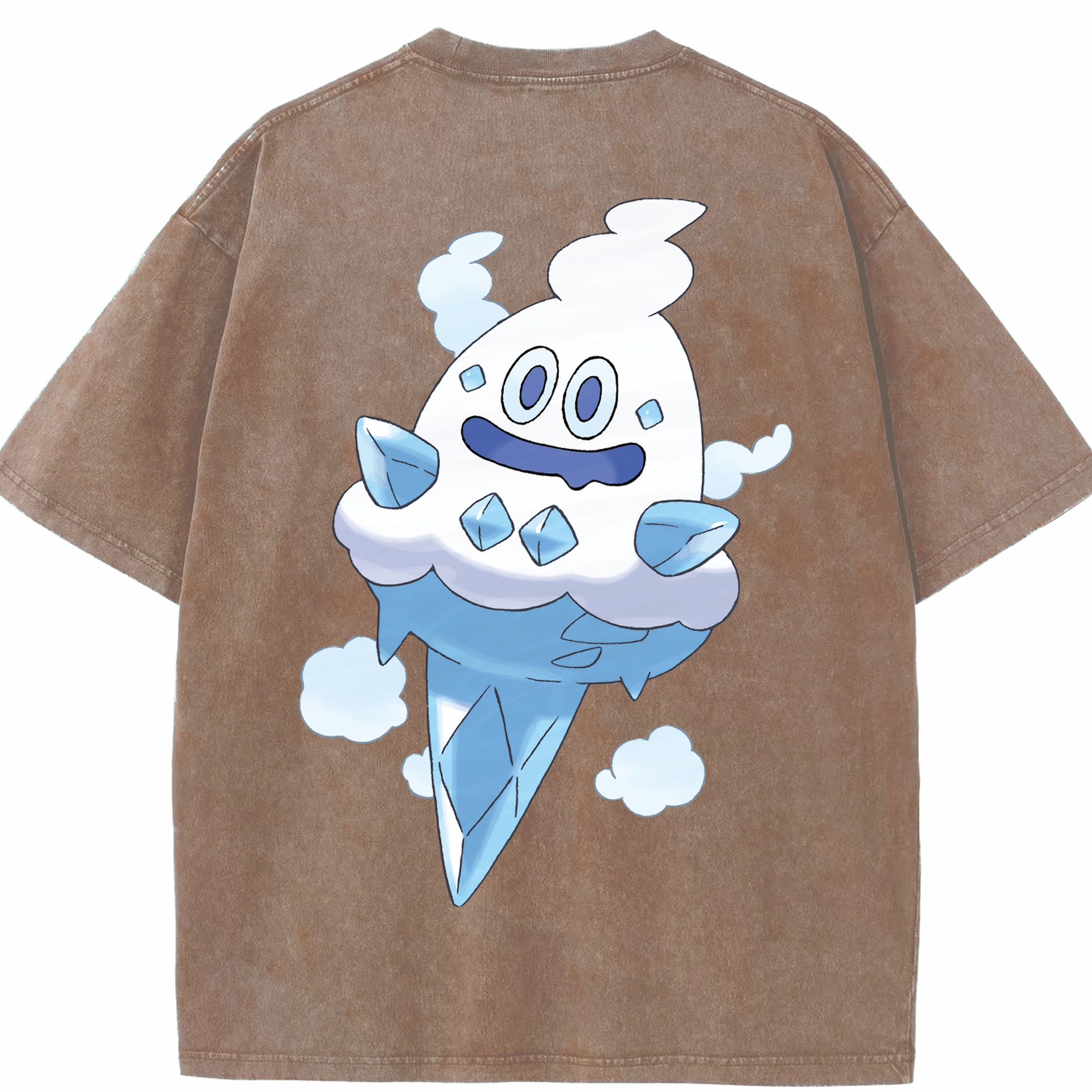 （画像用） ポケットモンスター Pokémon 綿100% ヴィンテージ風 半袖Tシャツ（背面プリント）