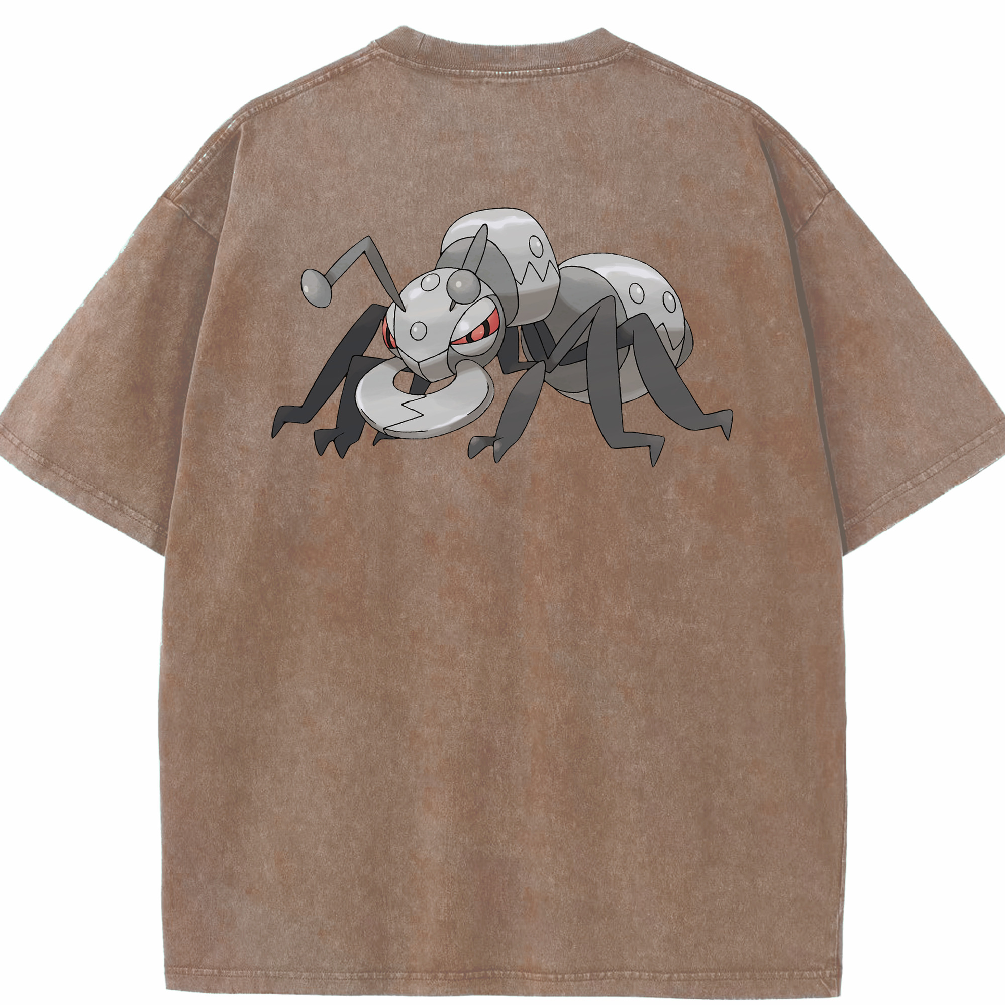 （画像用） ポケットモンスター Pokémon 綿100% ヴィンテージ風 半袖Tシャツ（背面プリント）