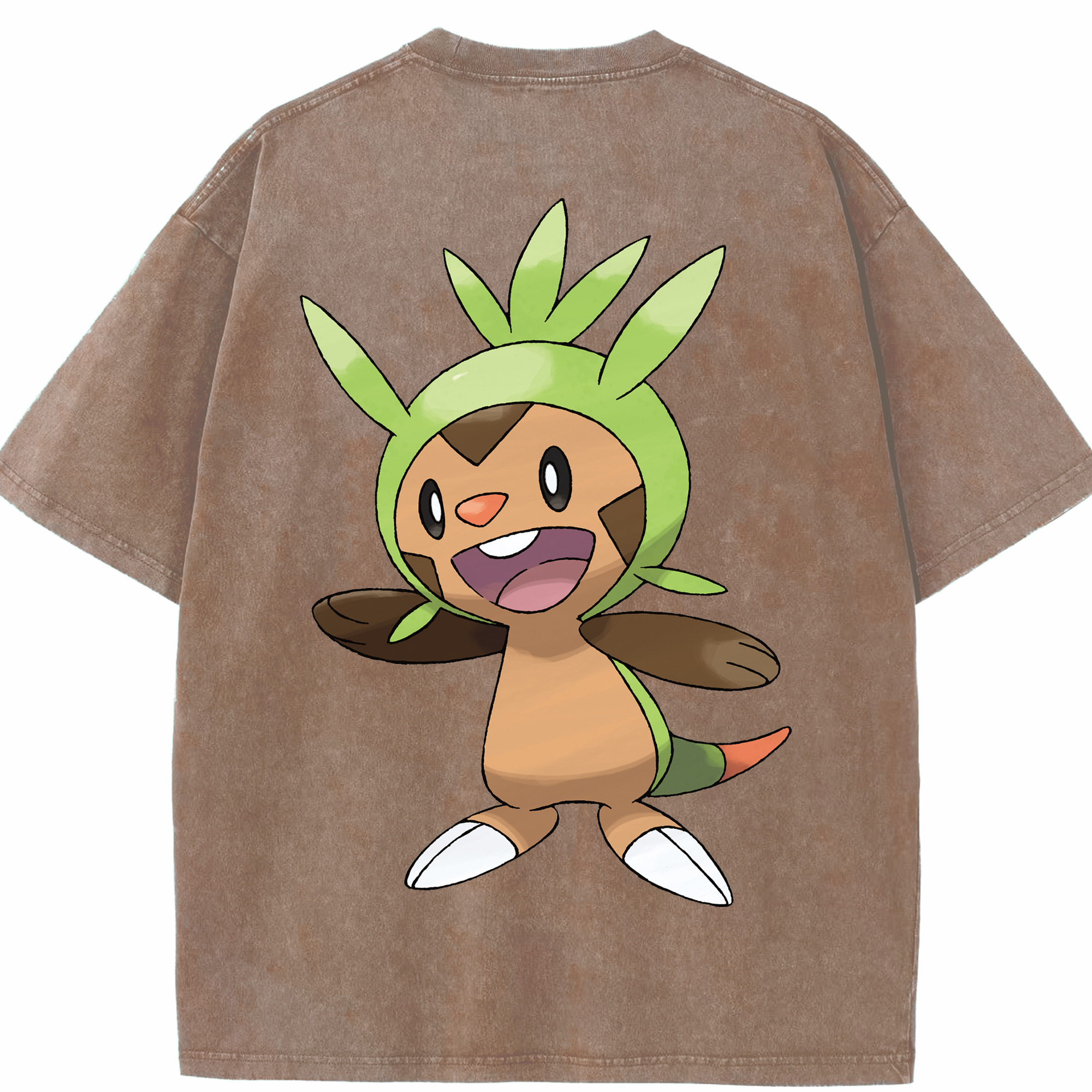（画像用） ポケットモンスター Pokémon 綿100% ヴィンテージ風 半袖Tシャツ（背面プリント）