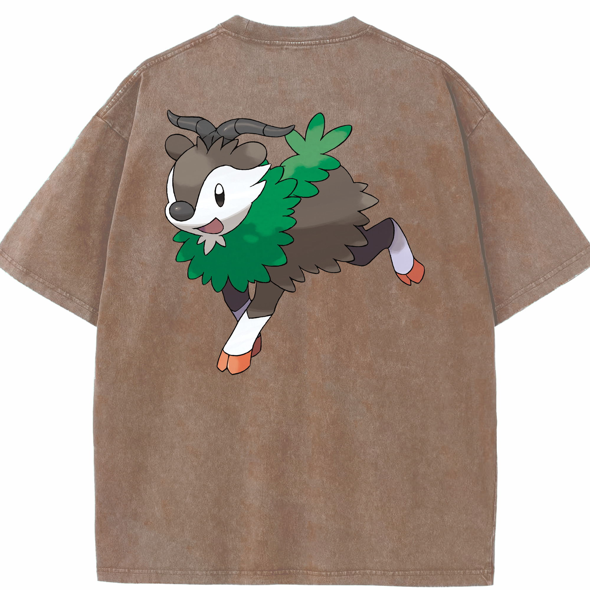 （画像用） ポケットモンスター Pokémon 綿100% ヴィンテージ風 半袖Tシャツ（背面プリント）