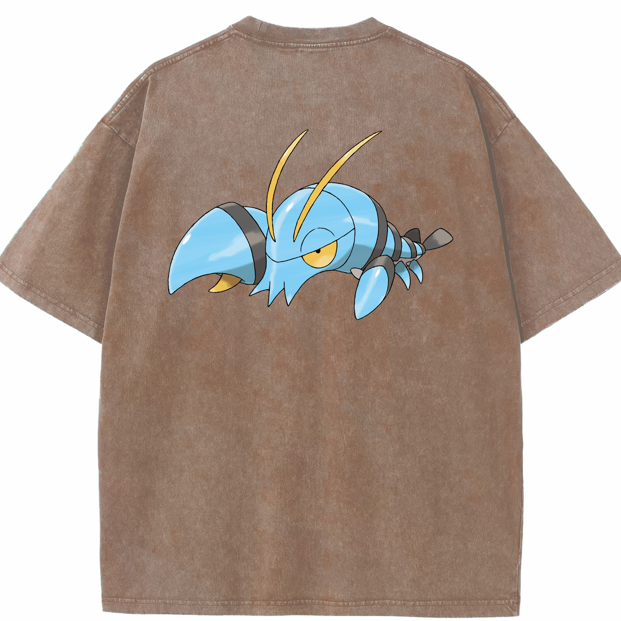 （画像用） ポケットモンスター Pokémon 綿100% ヴィンテージ風 半袖Tシャツ（背面プリント）