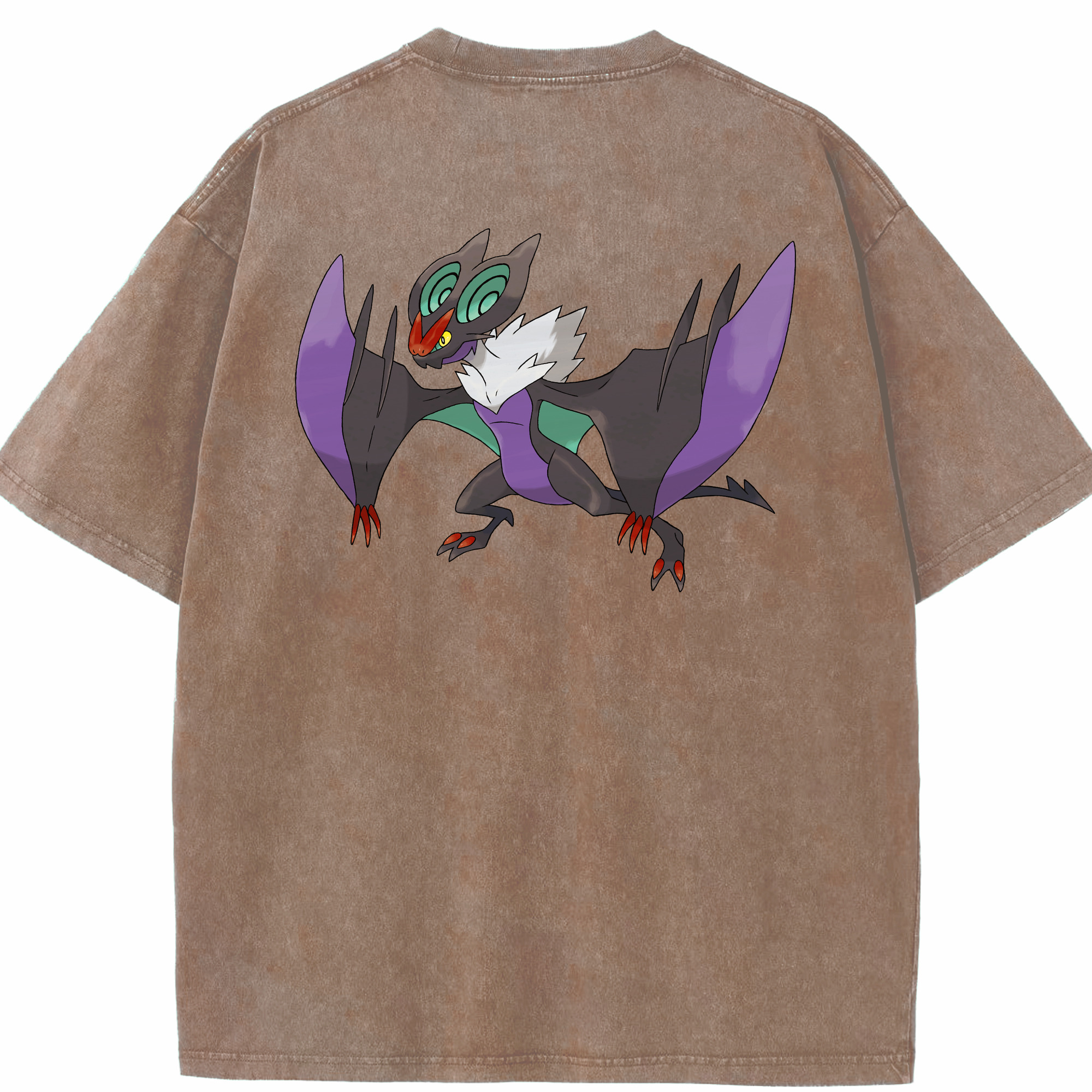 （画像用） ポケットモンスター Pokémon 綿100% ヴィンテージ風 半袖Tシャツ（背面プリント）