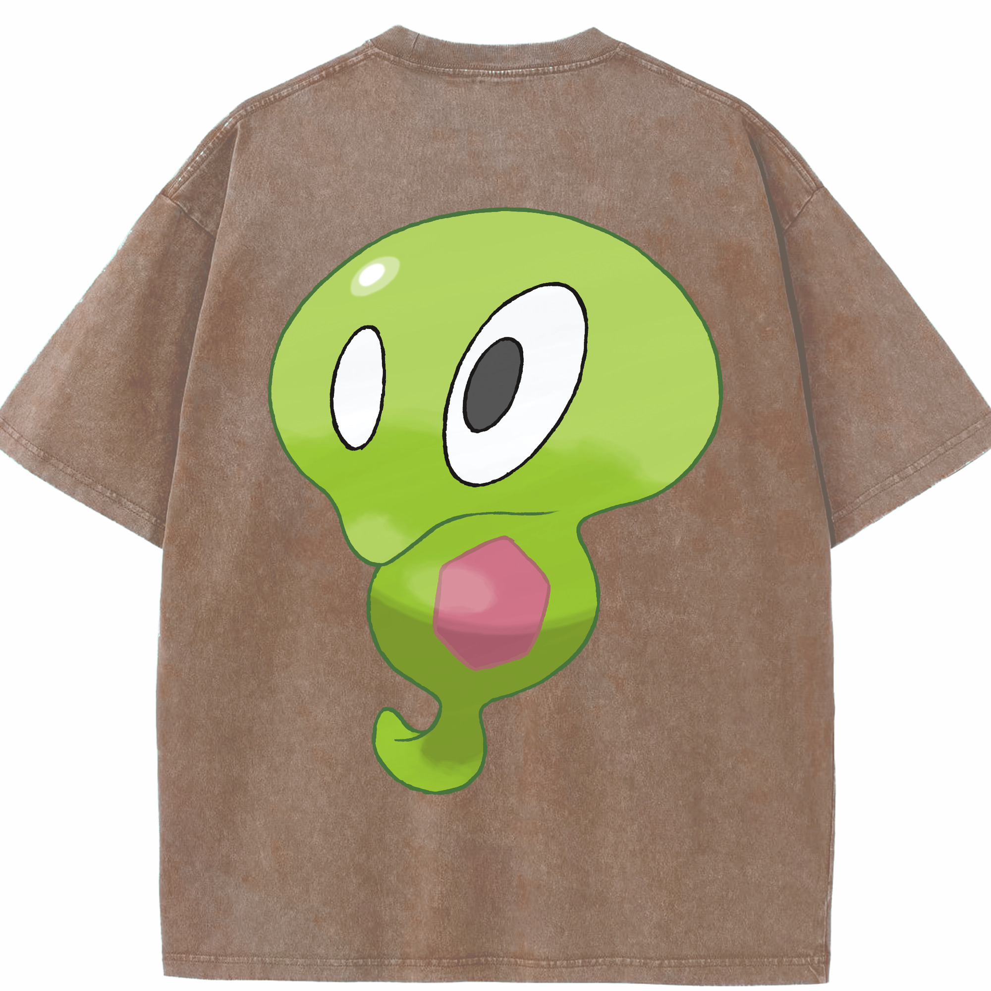 （画像用） ポケットモンスター Pokémon 綿100% ヴィンテージ風 半袖Tシャツ（背面プリント）