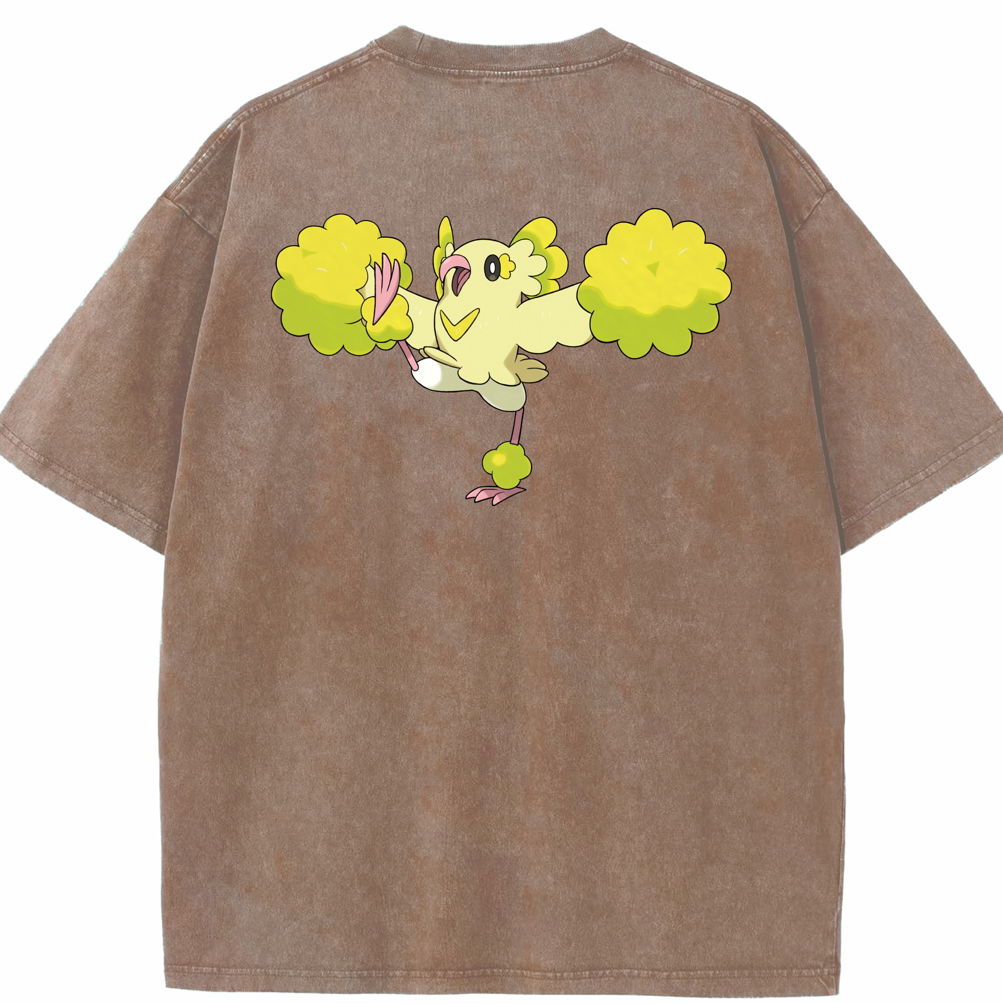 （画像用） ポケットモンスター Pokémon 綿100% ヴィンテージ風 半袖Tシャツ（背面プリント）