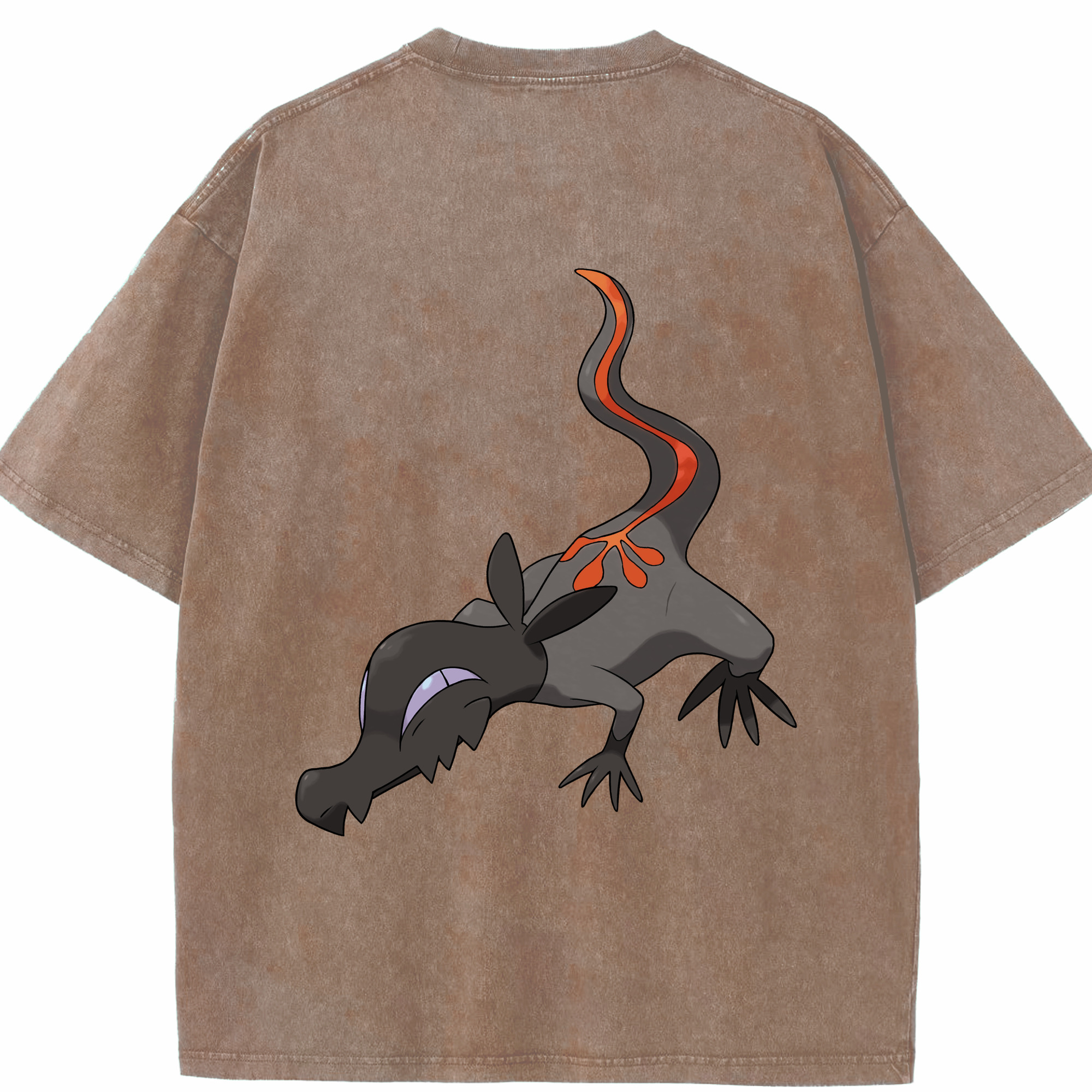 （画像用） ポケットモンスター Pokémon 綿100% ヴィンテージ風 半袖Tシャツ（背面プリント）