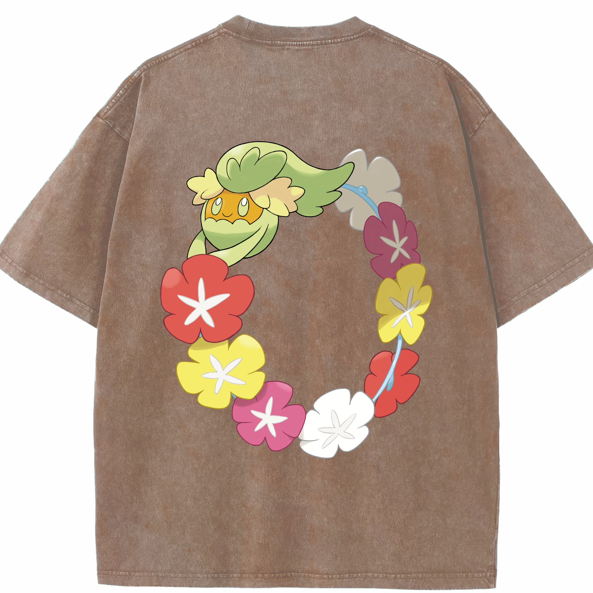 （画像用） ポケットモンスター Pokémon 綿100% ヴィンテージ風 半袖Tシャツ（背面プリント）