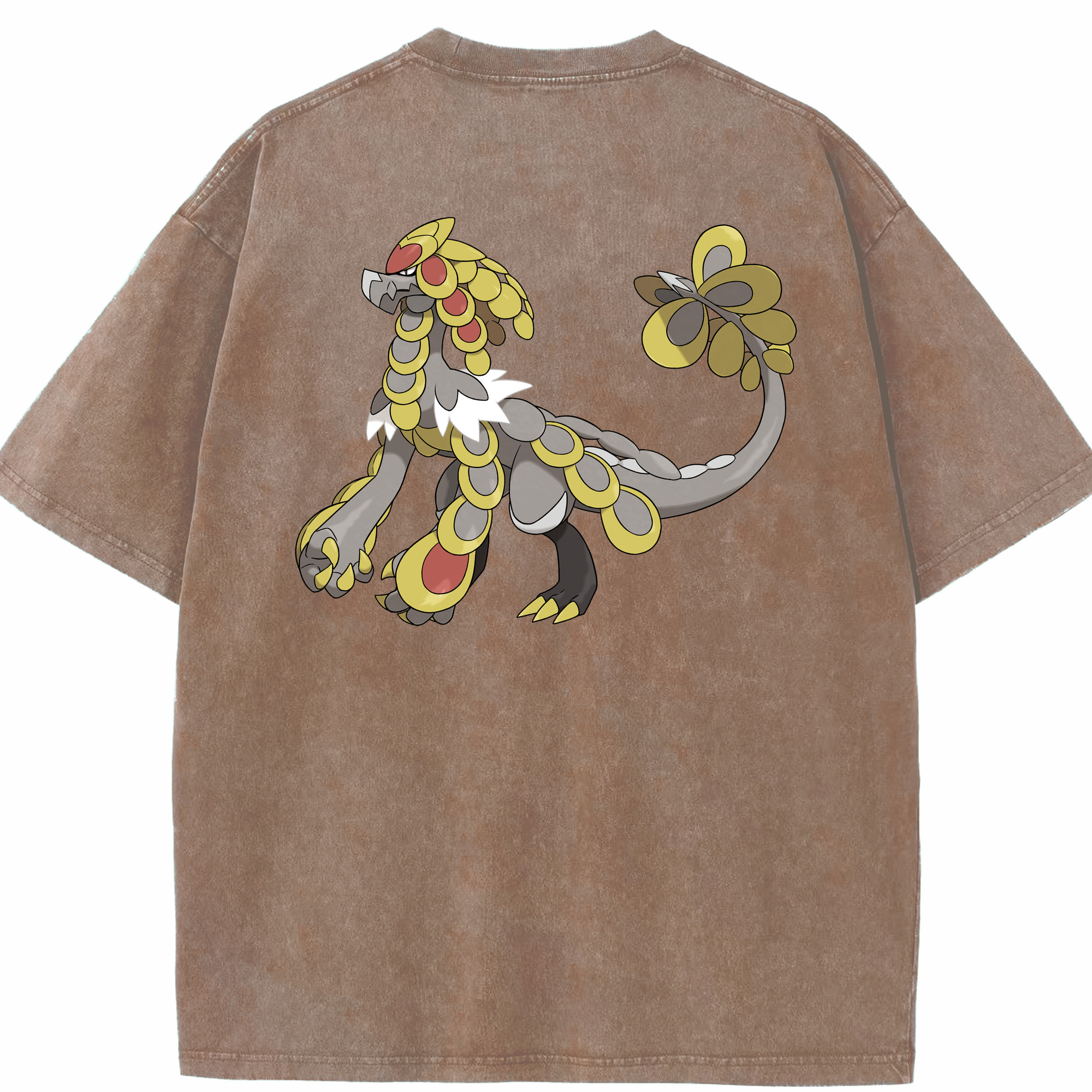 （画像用） ポケットモンスター Pokémon 綿100% ヴィンテージ風 半袖Tシャツ（背面プリント）