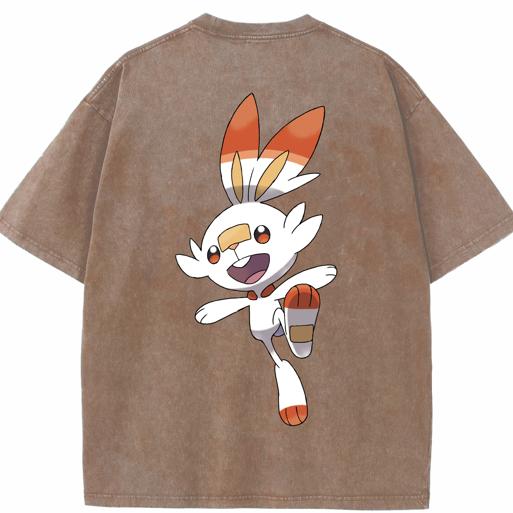 （画像用） ポケットモンスター Pokémon 綿100% ヴィンテージ風 半袖Tシャツ（背面プリント）