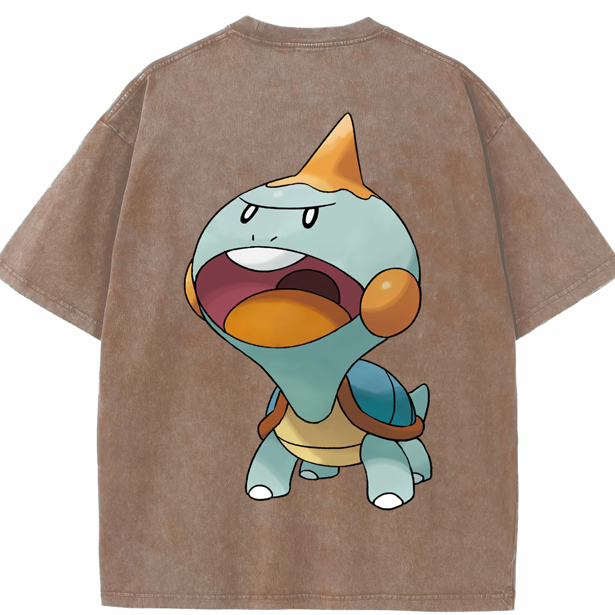 （画像用） ポケットモンスター Pokémon 綿100% ヴィンテージ風 半袖Tシャツ（背面プリント）