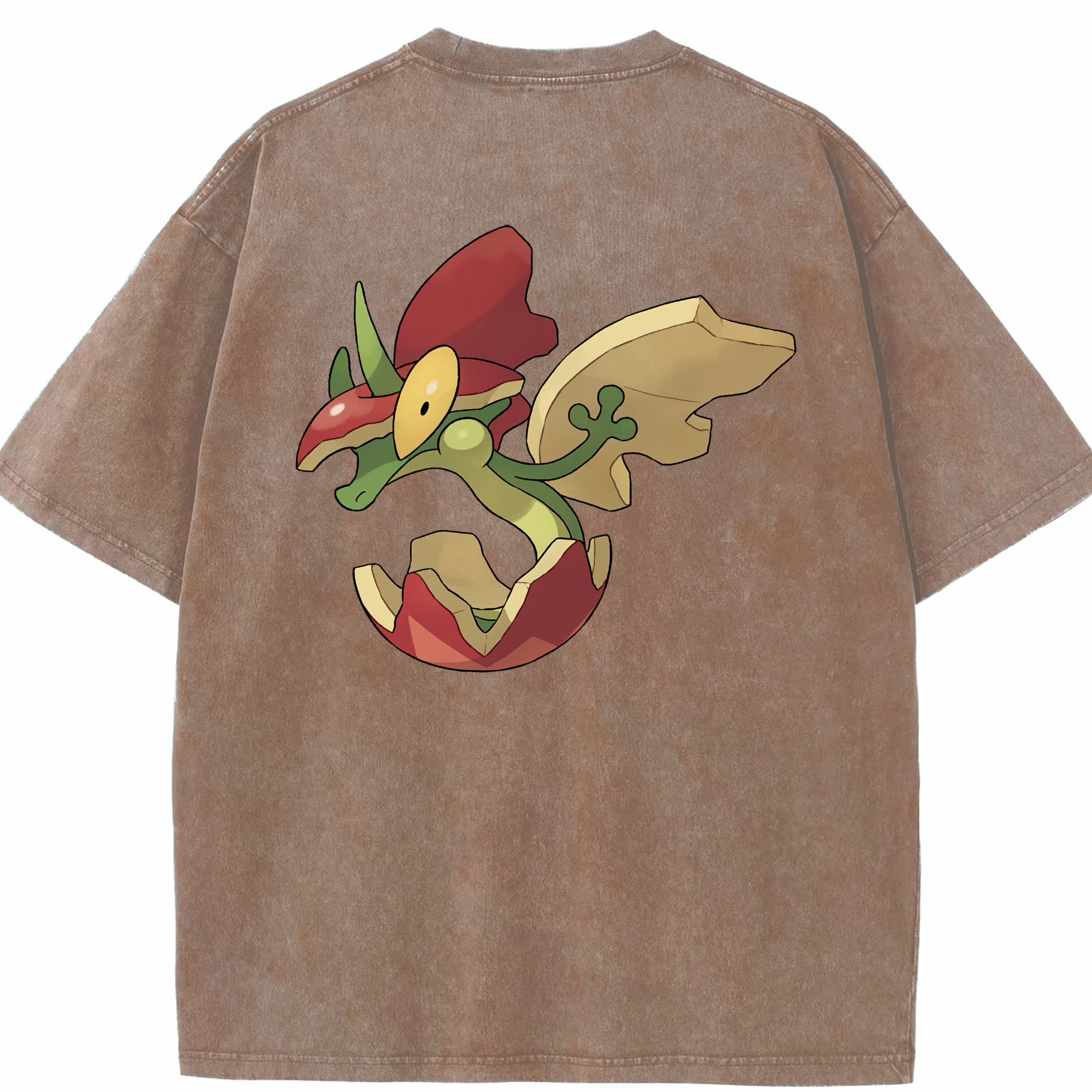 （画像用） ポケットモンスター Pokémon 綿100% ヴィンテージ風 半袖Tシャツ（背面プリント）