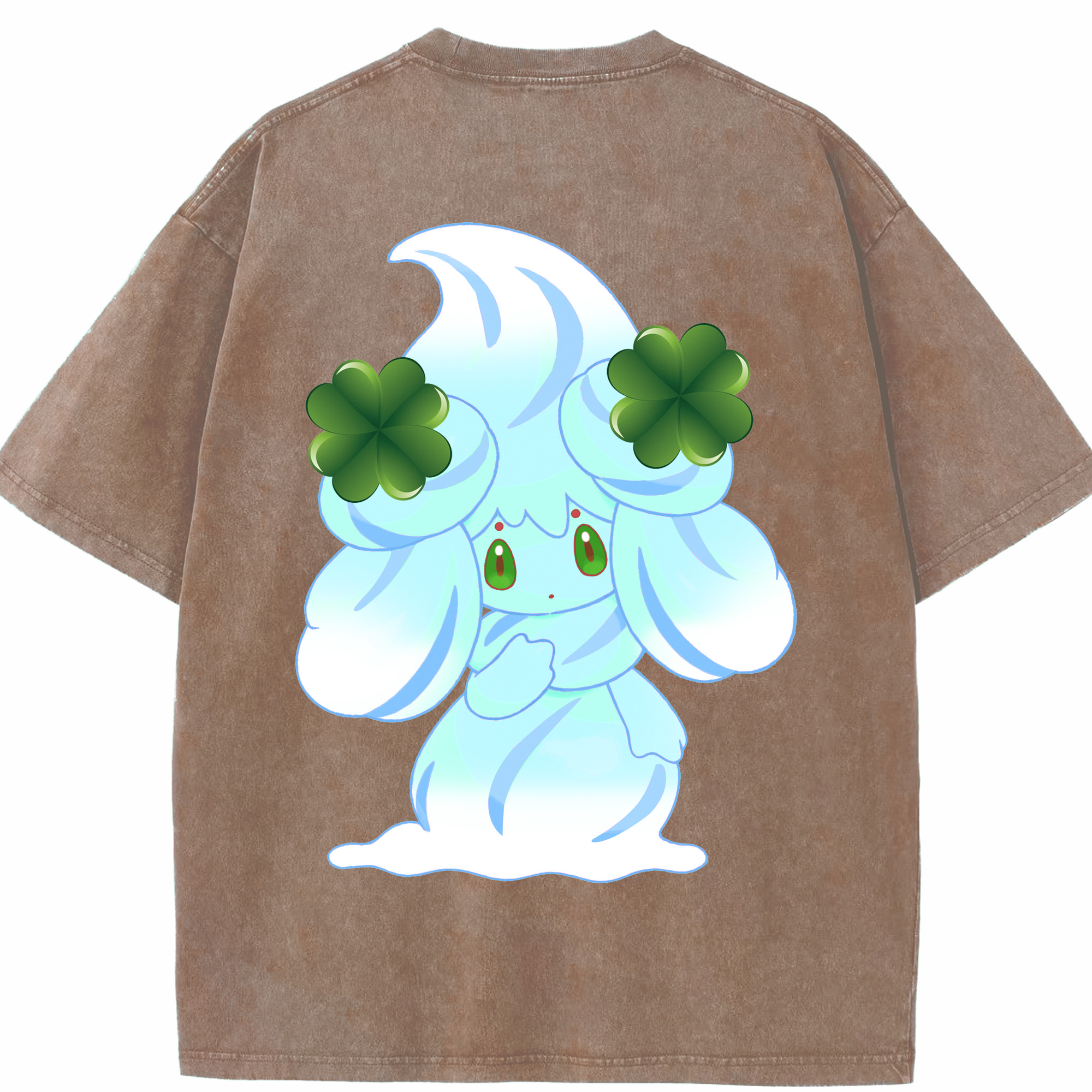 （画像用） ポケットモンスター Pokémon 綿100% ヴィンテージ風 半袖Tシャツ（背面プリント）