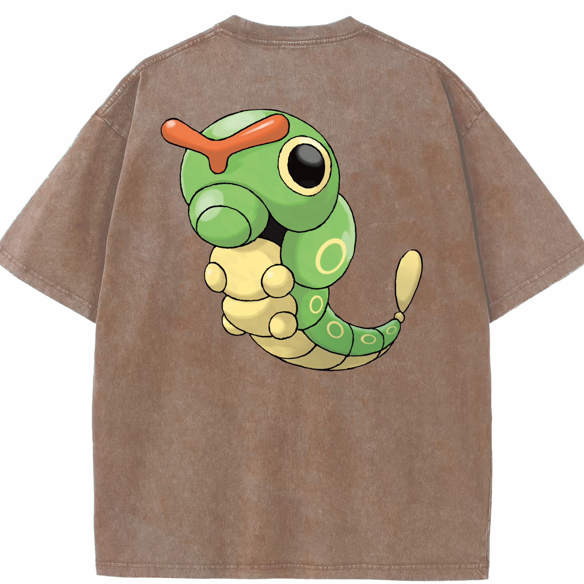 （画像用） ポケットモンスター Pokémon 綿100% ヴィンテージ風 半袖Tシャツ（背面プリント）