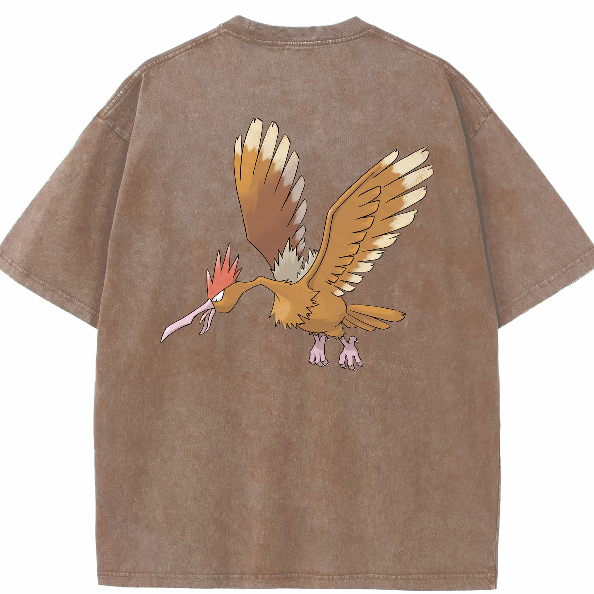 （画像用） ポケットモンスター Pokémon 綿100% ヴィンテージ風 半袖Tシャツ（背面プリント）