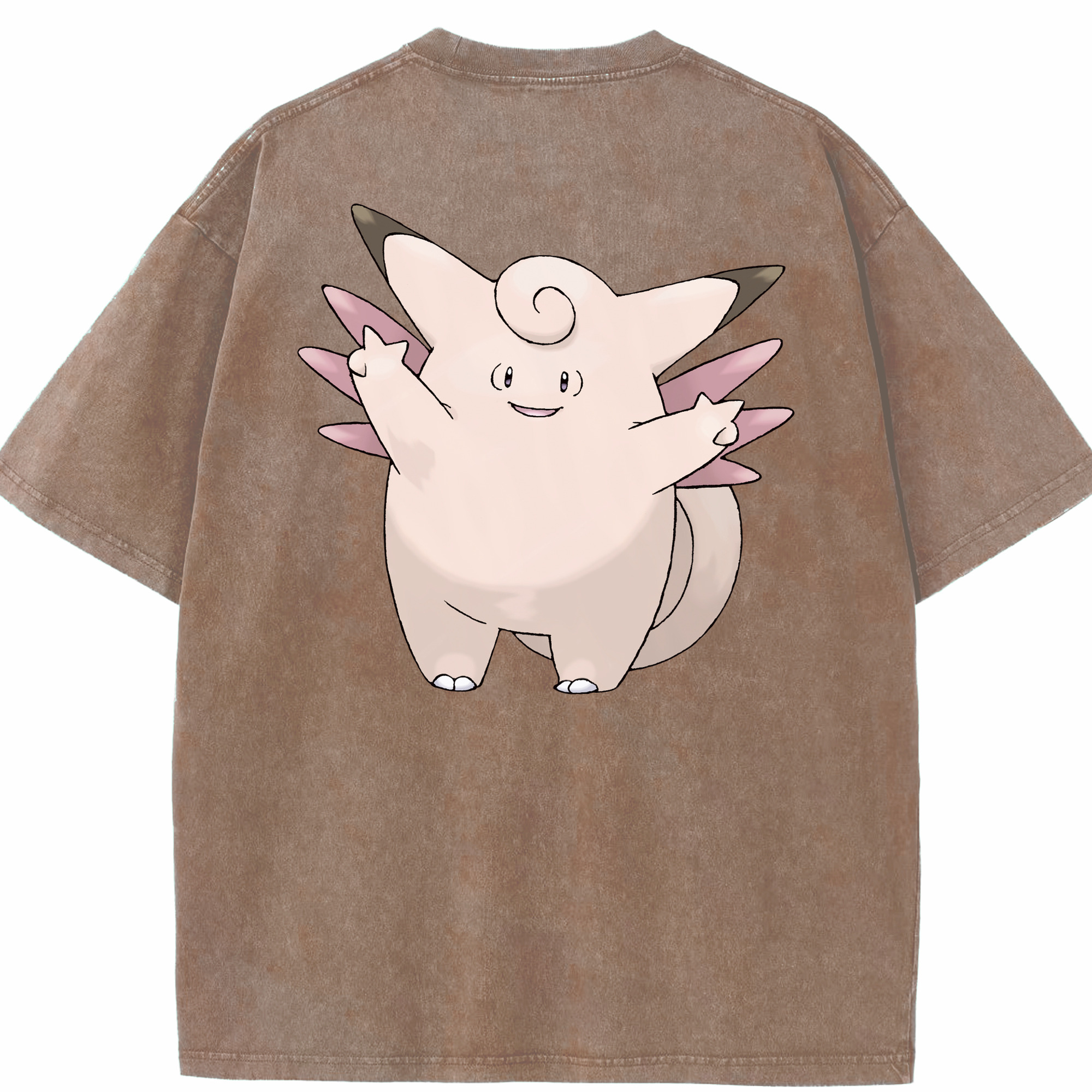 （画像用） ポケットモンスター Pokémon 綿100% ヴィンテージ風 半袖Tシャツ（背面プリント）