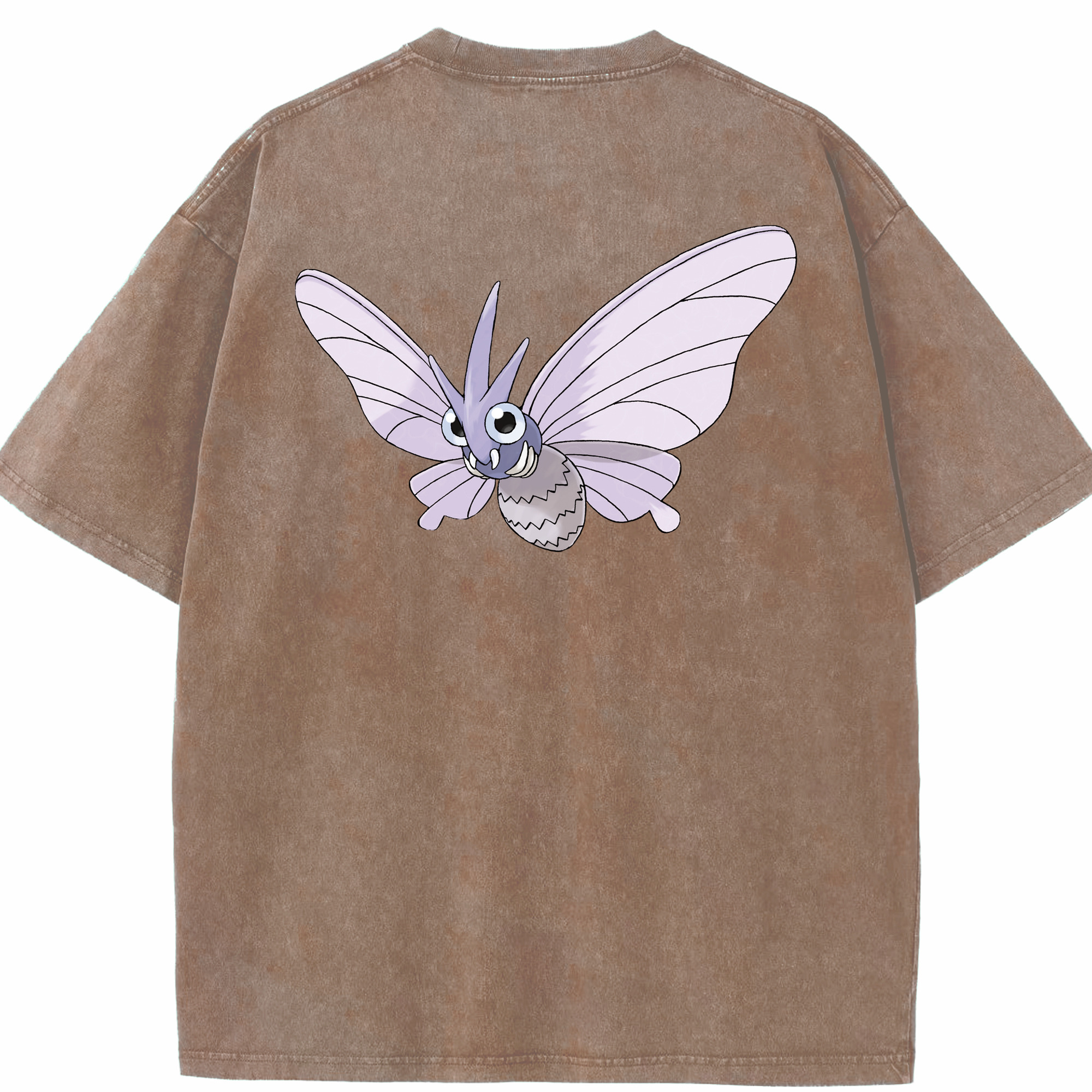 （画像用） ポケットモンスター Pokémon 綿100% ヴィンテージ風 半袖Tシャツ（背面プリント）