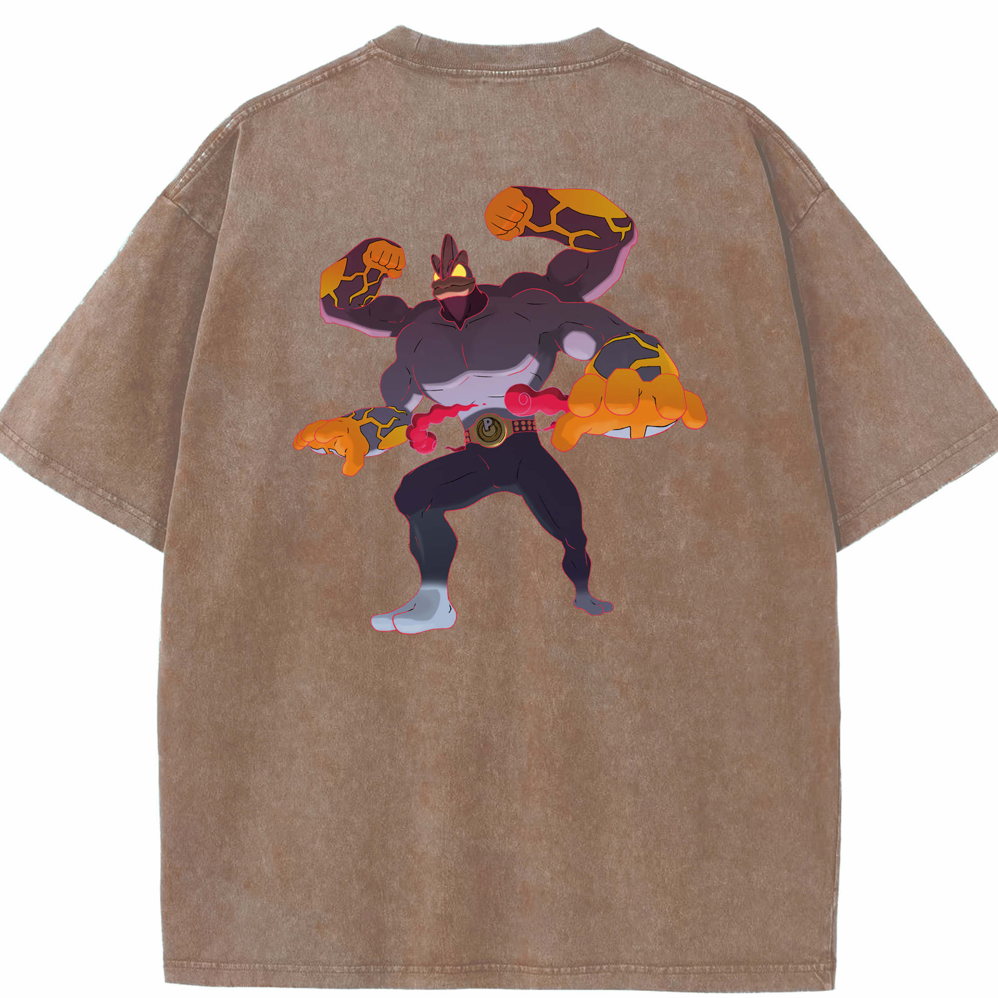 （画像用） ポケットモンスター Pokémon 綿100% ヴィンテージ風 半袖Tシャツ（背面プリント）