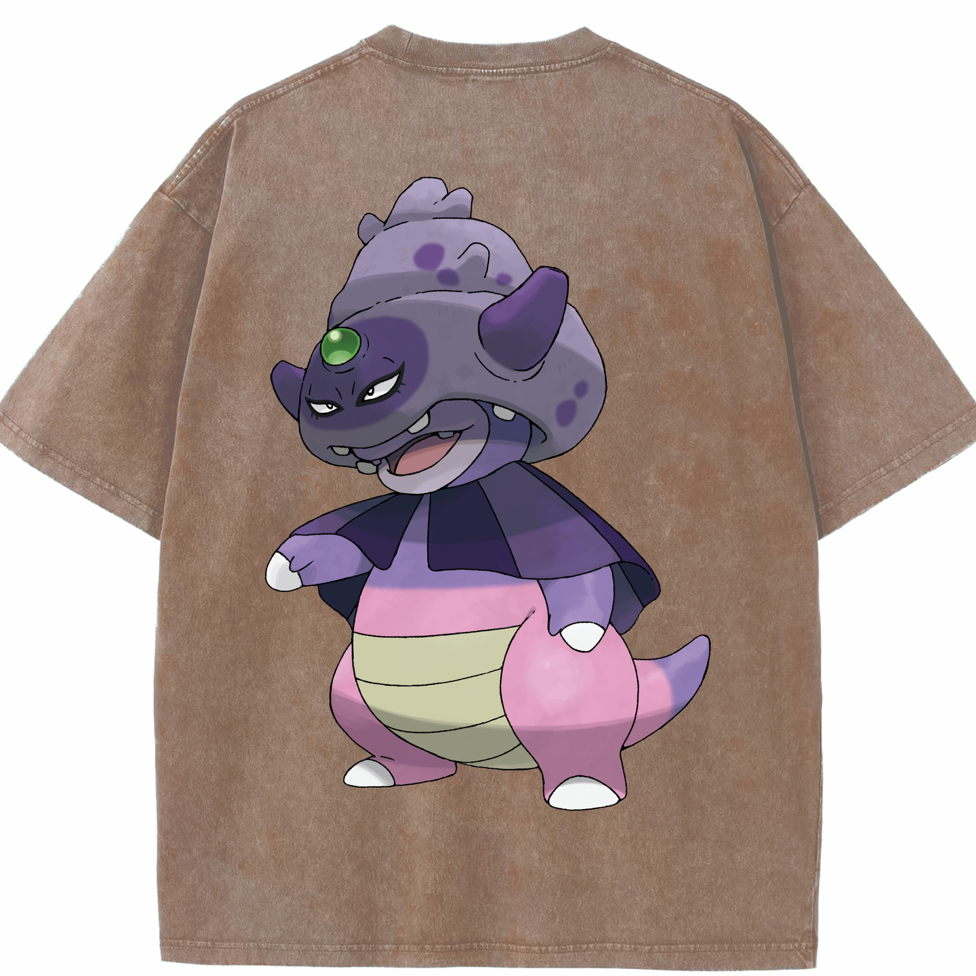 （画像用） ポケットモンスター Pokémon 綿100% ヴィンテージ風 半袖Tシャツ（背面プリント）