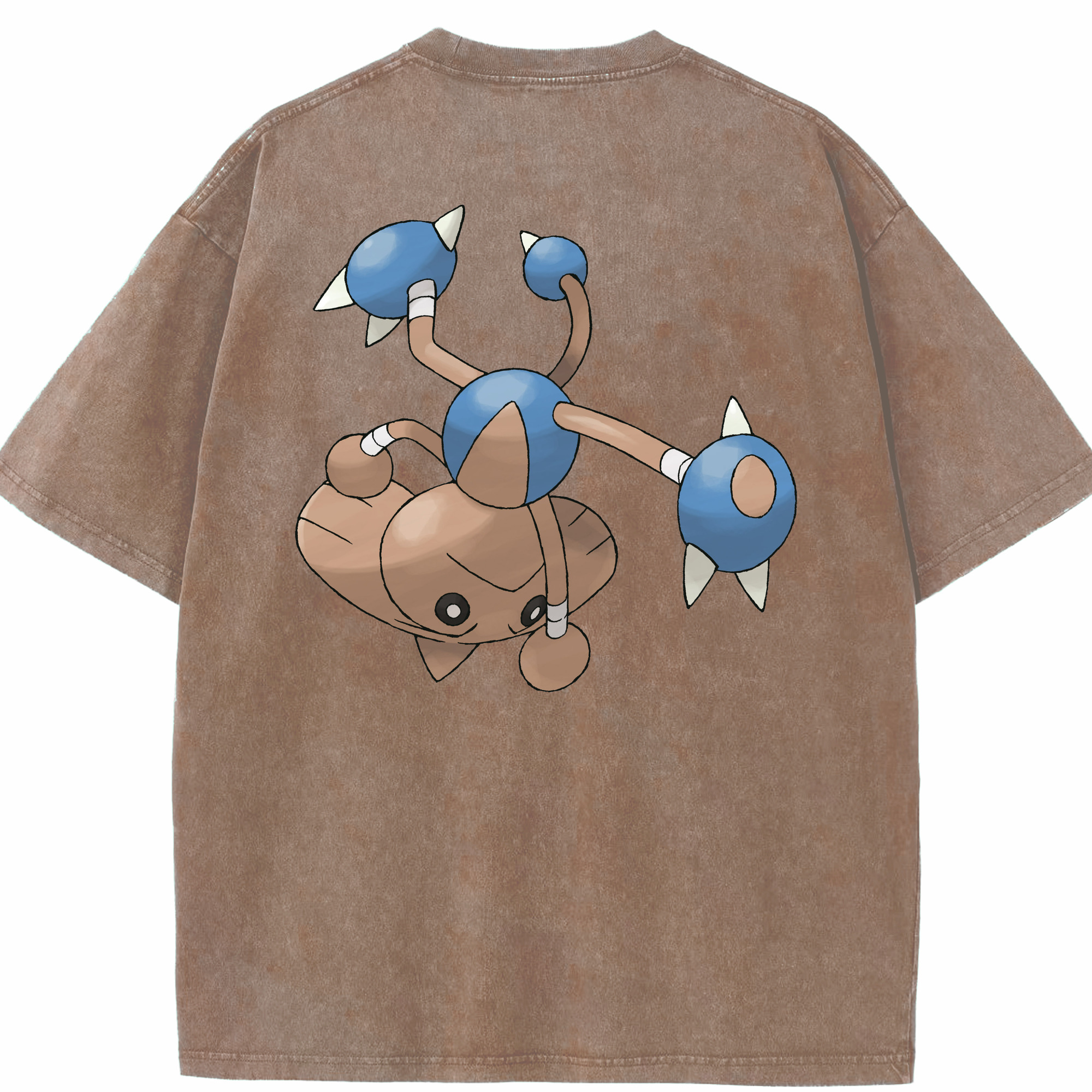 （画像用） ポケットモンスター Pokémon 綿100% ヴィンテージ風 半袖Tシャツ（背面プリント）