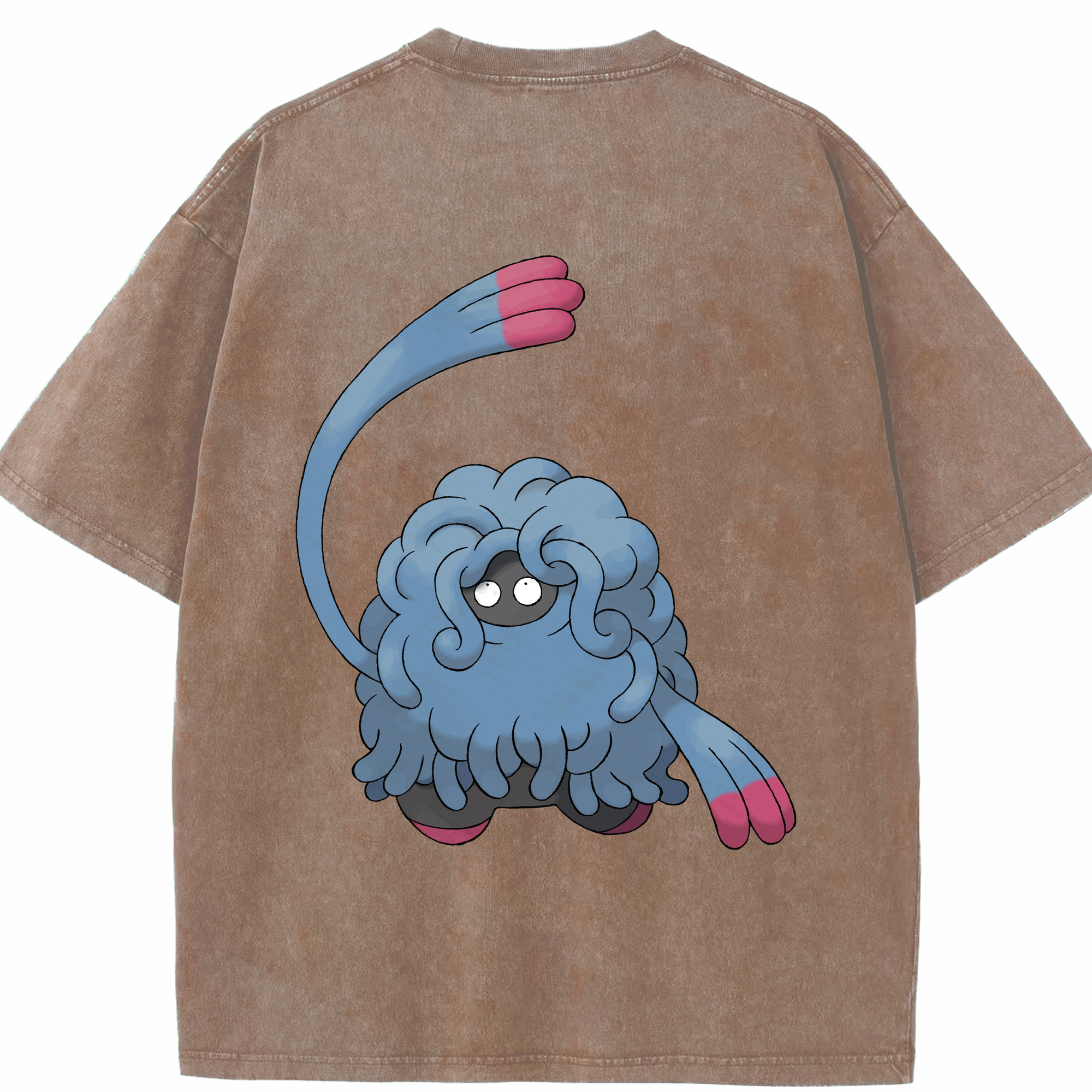 （画像用） ポケットモンスター Pokémon 綿100% ヴィンテージ風 半袖Tシャツ（背面プリント）