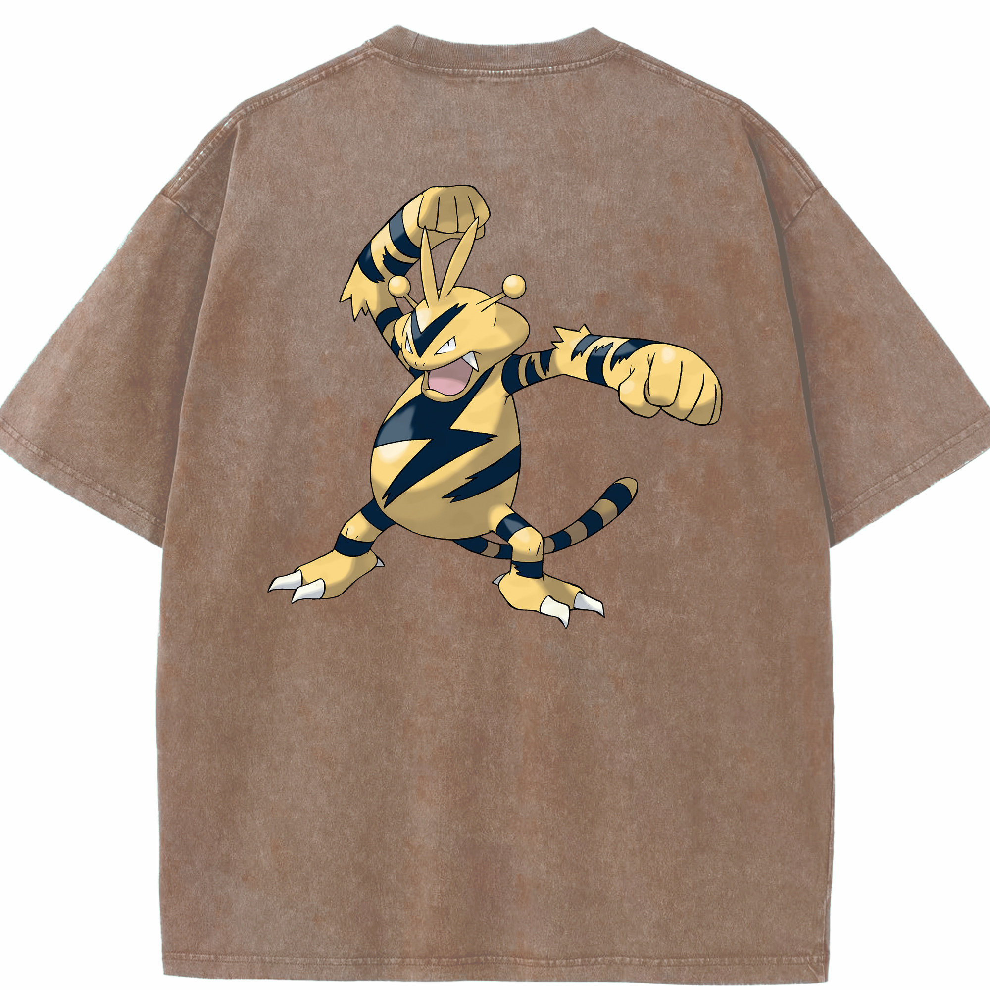 （画像用） ポケットモンスター Pokémon 綿100% ヴィンテージ風 半袖Tシャツ（背面プリント）