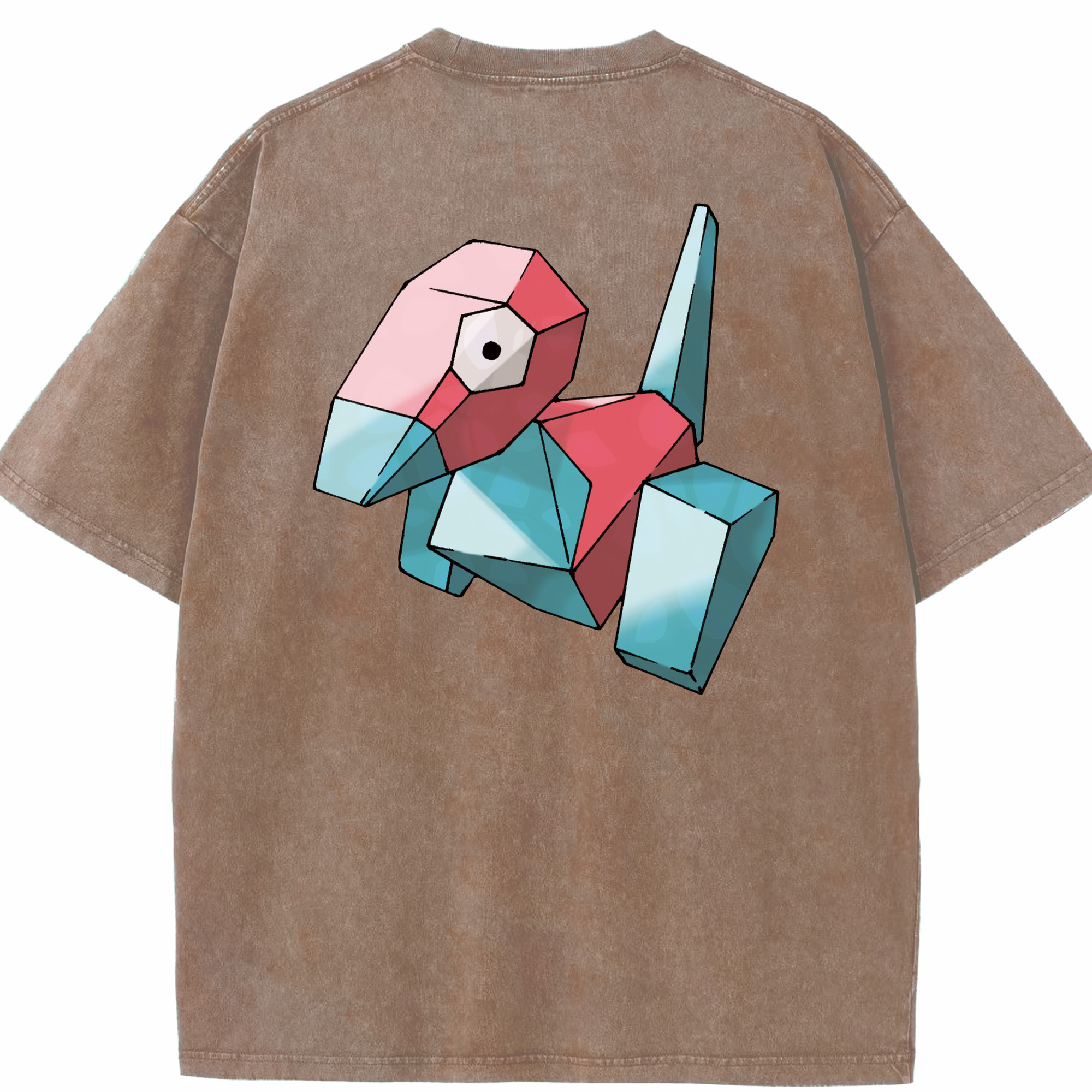（画像用） ポケットモンスター Pokémon 綿100% ヴィンテージ風 半袖Tシャツ（背面プリント）