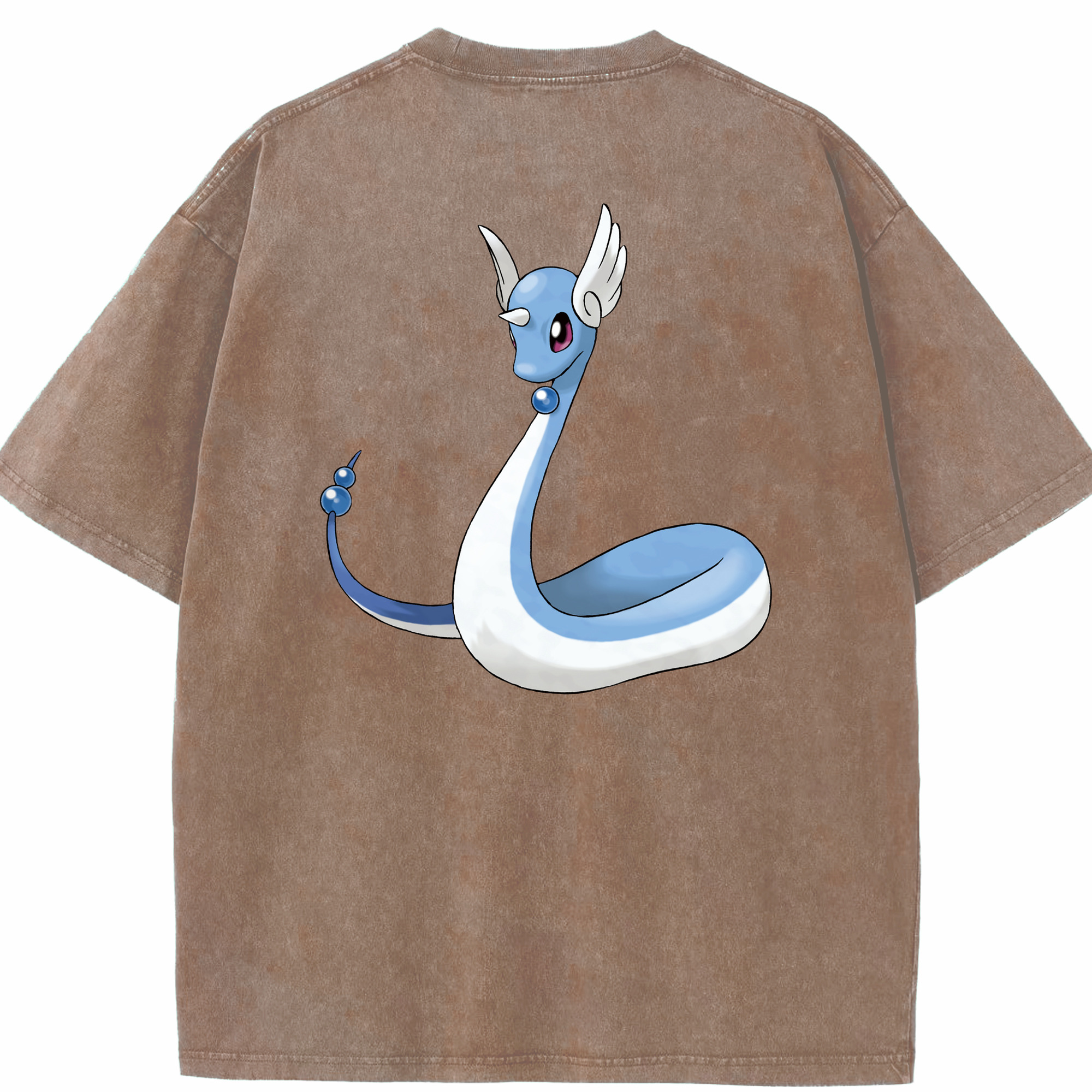 （画像用） ポケットモンスター Pokémon 綿100% ヴィンテージ風 半袖Tシャツ（背面プリント）