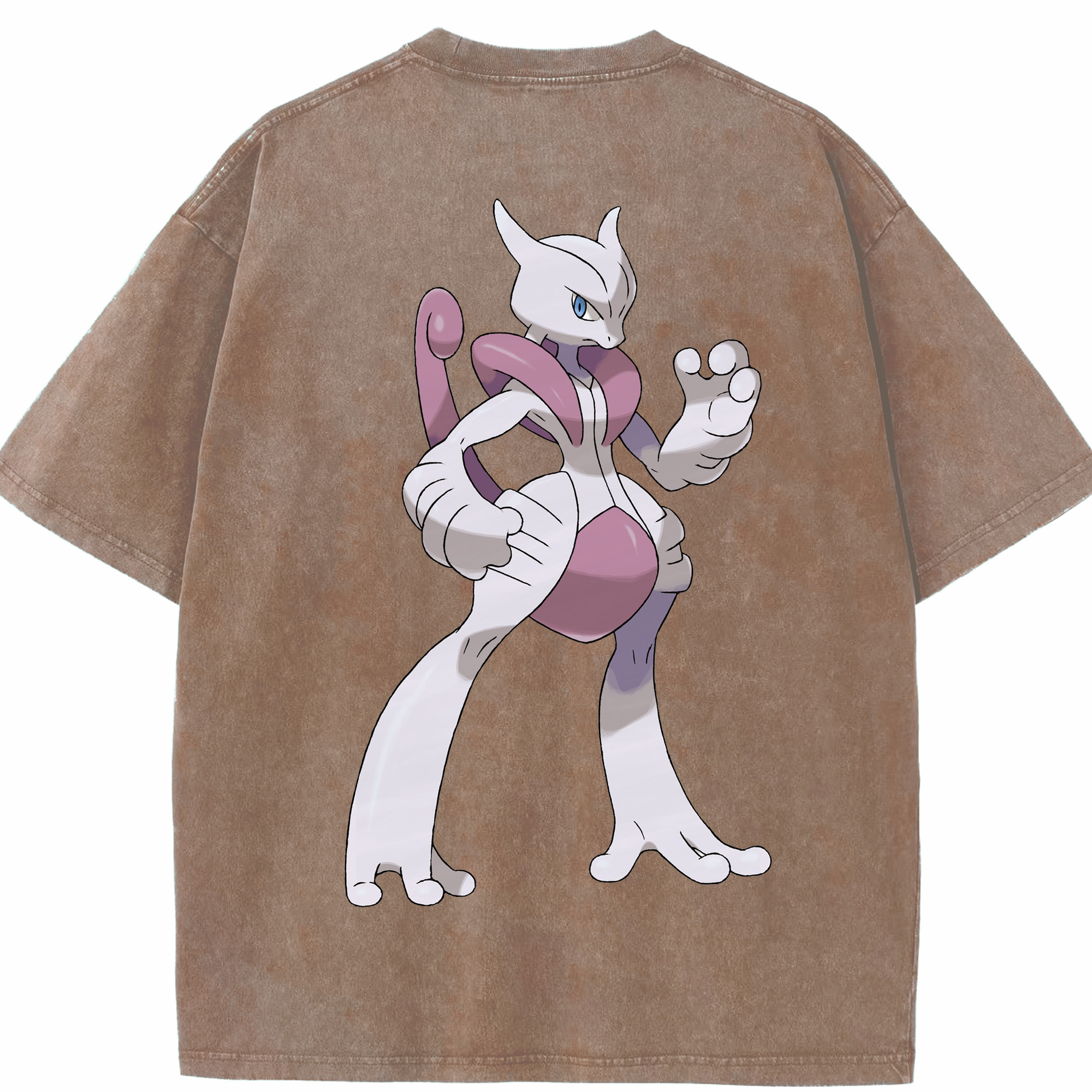 （画像用） ポケットモンスター Pokémon 綿100% ヴィンテージ風 半袖Tシャツ（背面プリント）