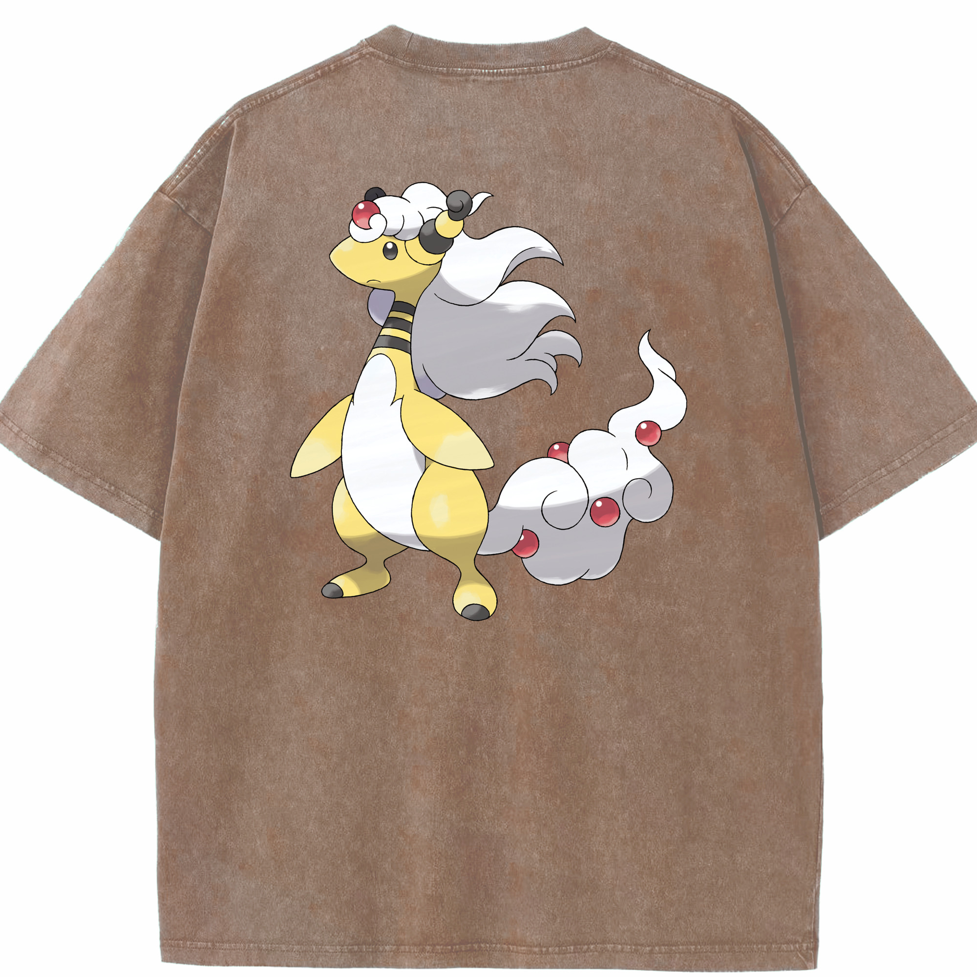 （画像用） ポケットモンスター Pokémon 綿100% ヴィンテージ風 半袖Tシャツ（背面プリント）