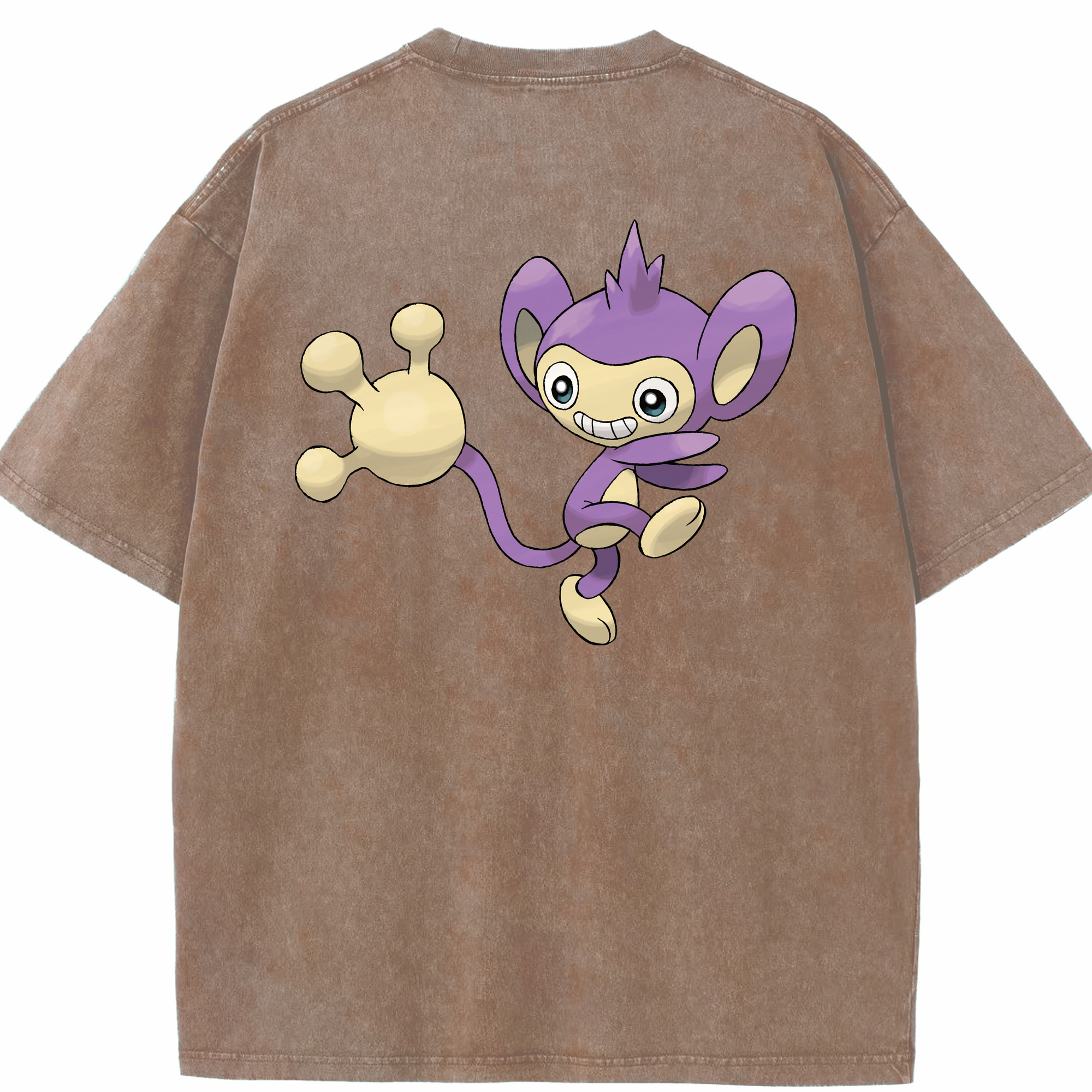 （画像用） ポケットモンスター Pokémon 綿100% ヴィンテージ風 半袖Tシャツ（背面プリント）