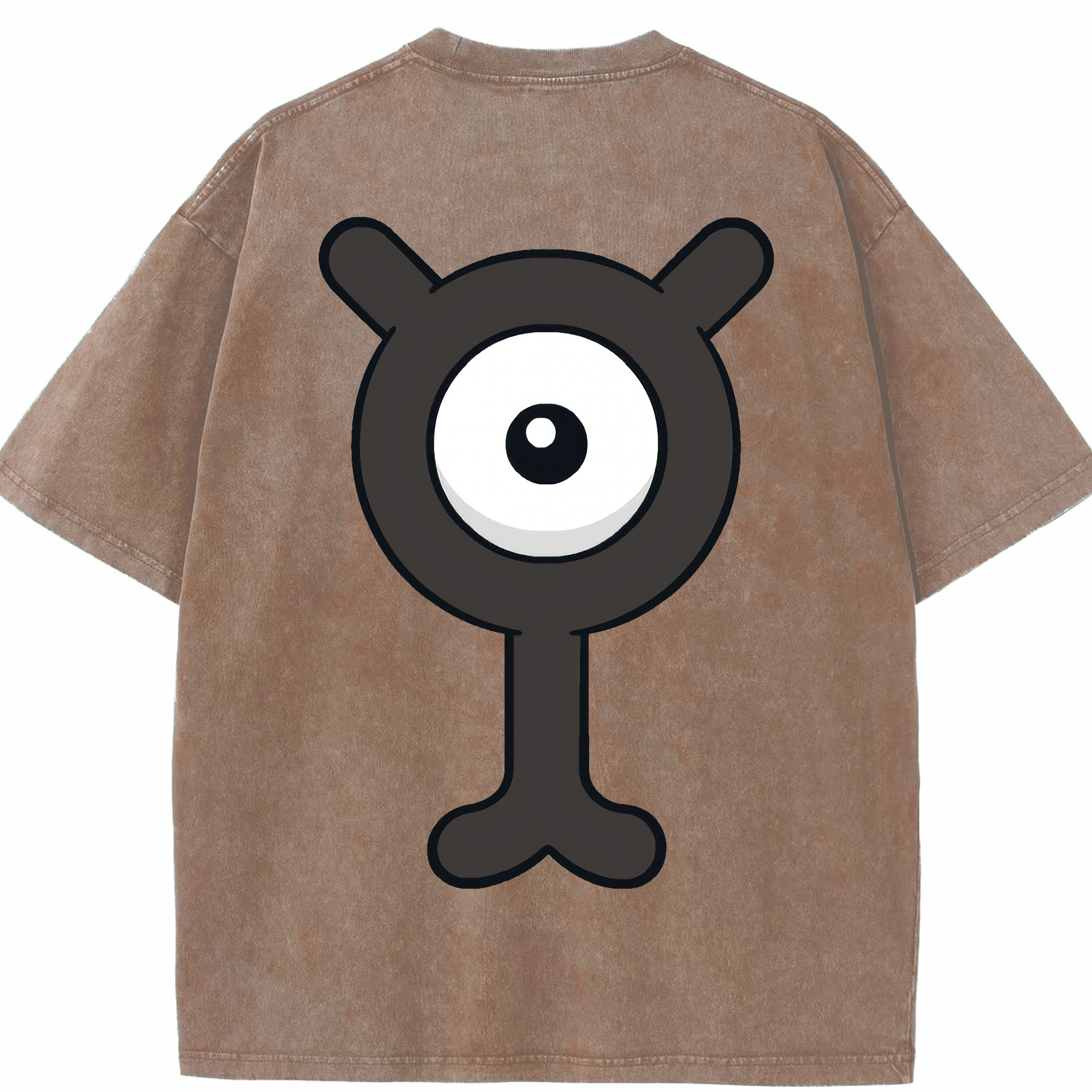 （画像用） ポケットモンスター Pokémon 綿100% ヴィンテージ風 半袖Tシャツ（背面プリント）