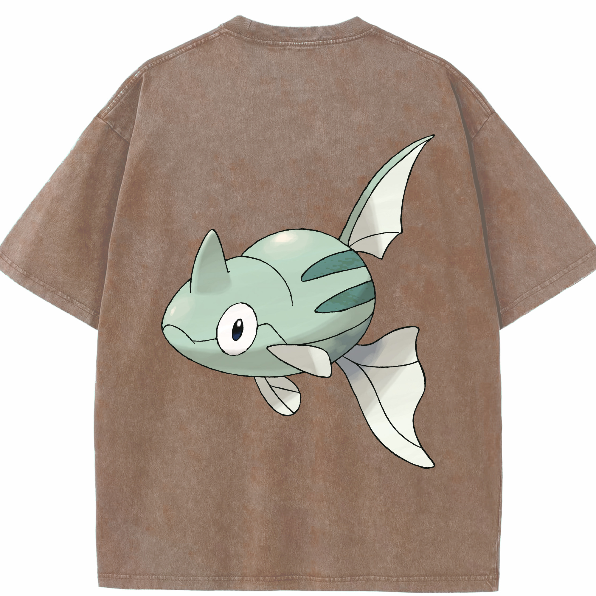 （画像用） ポケットモンスター Pokémon 綿100% ヴィンテージ風 半袖Tシャツ（背面プリント）