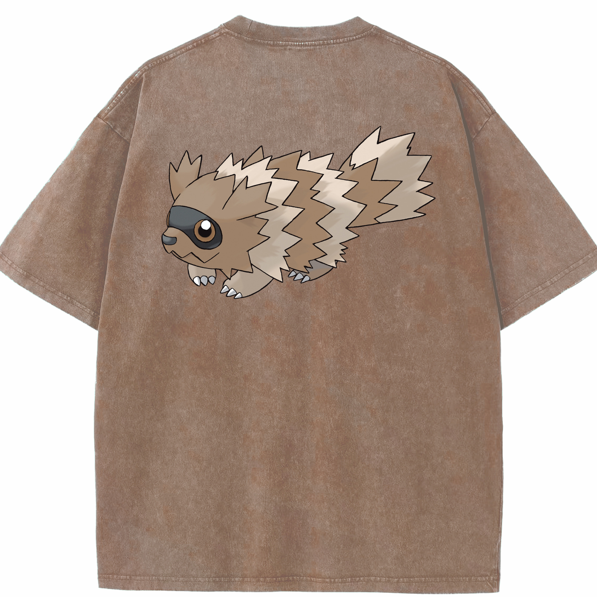 （画像用） ポケットモンスター Pokémon 綿100% ヴィンテージ風 半袖Tシャツ（背面プリント）