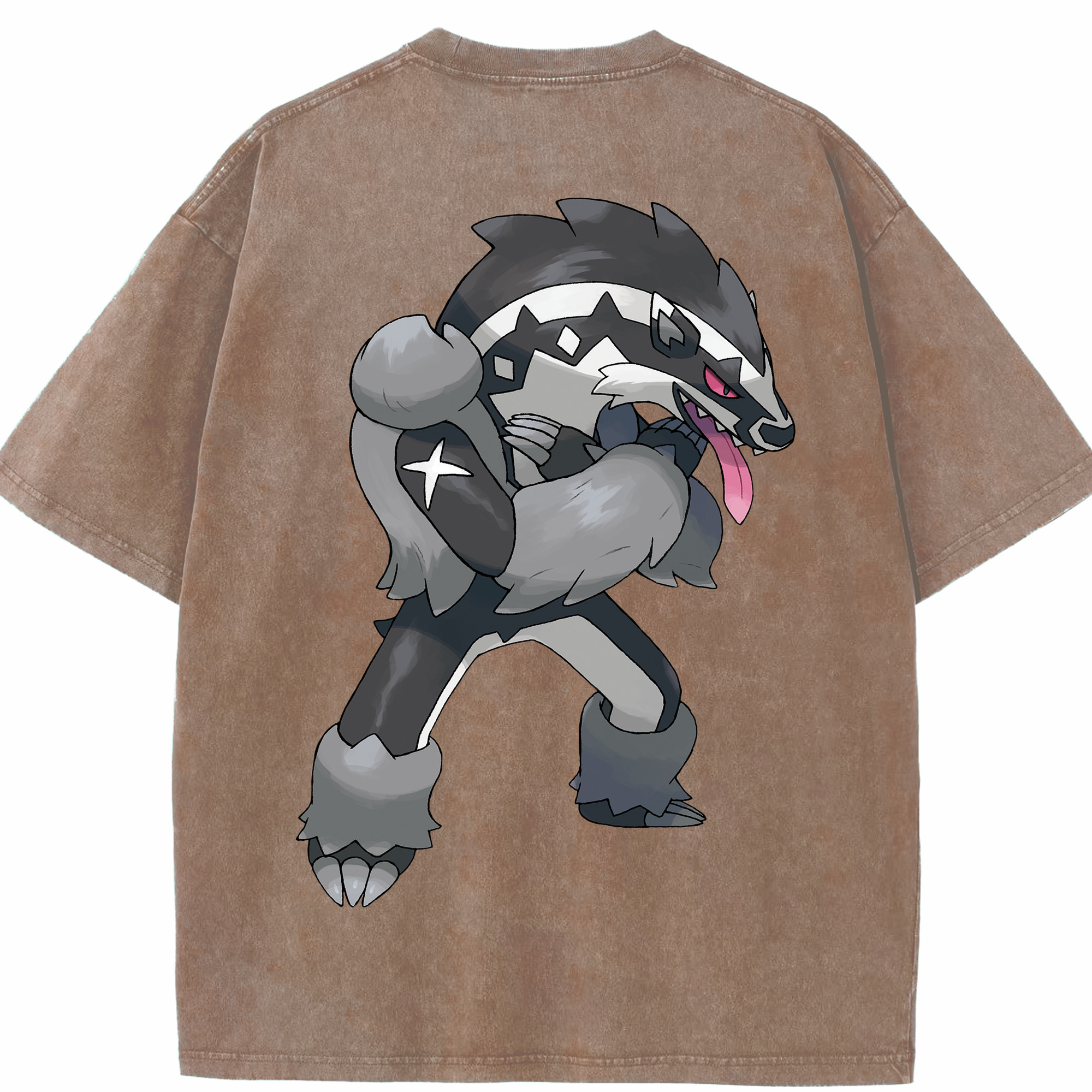 （画像用） ポケットモンスター Pokémon 綿100% ヴィンテージ風 半袖Tシャツ（背面プリント）